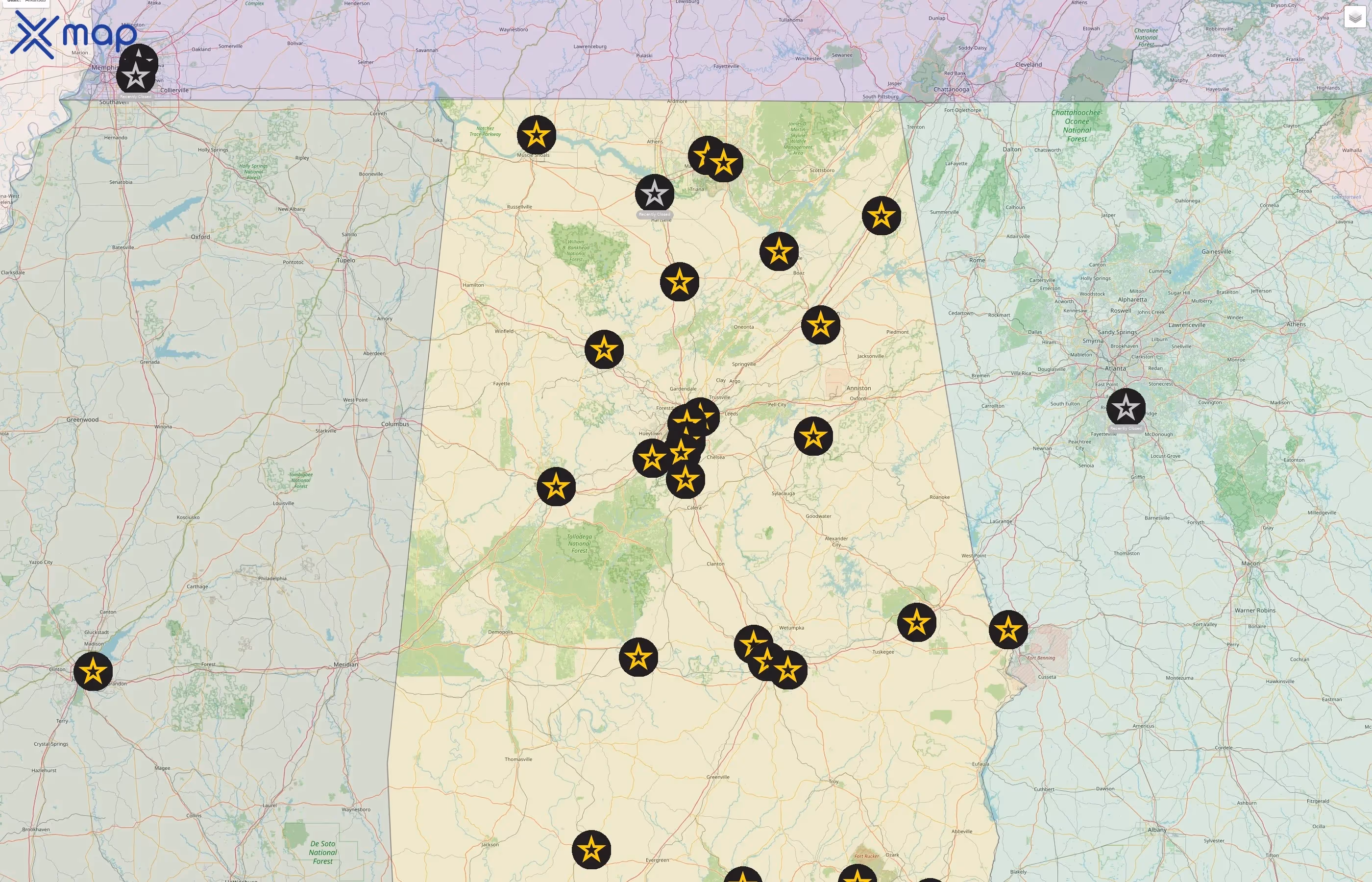 United States Army Recruiting Command street hotspots