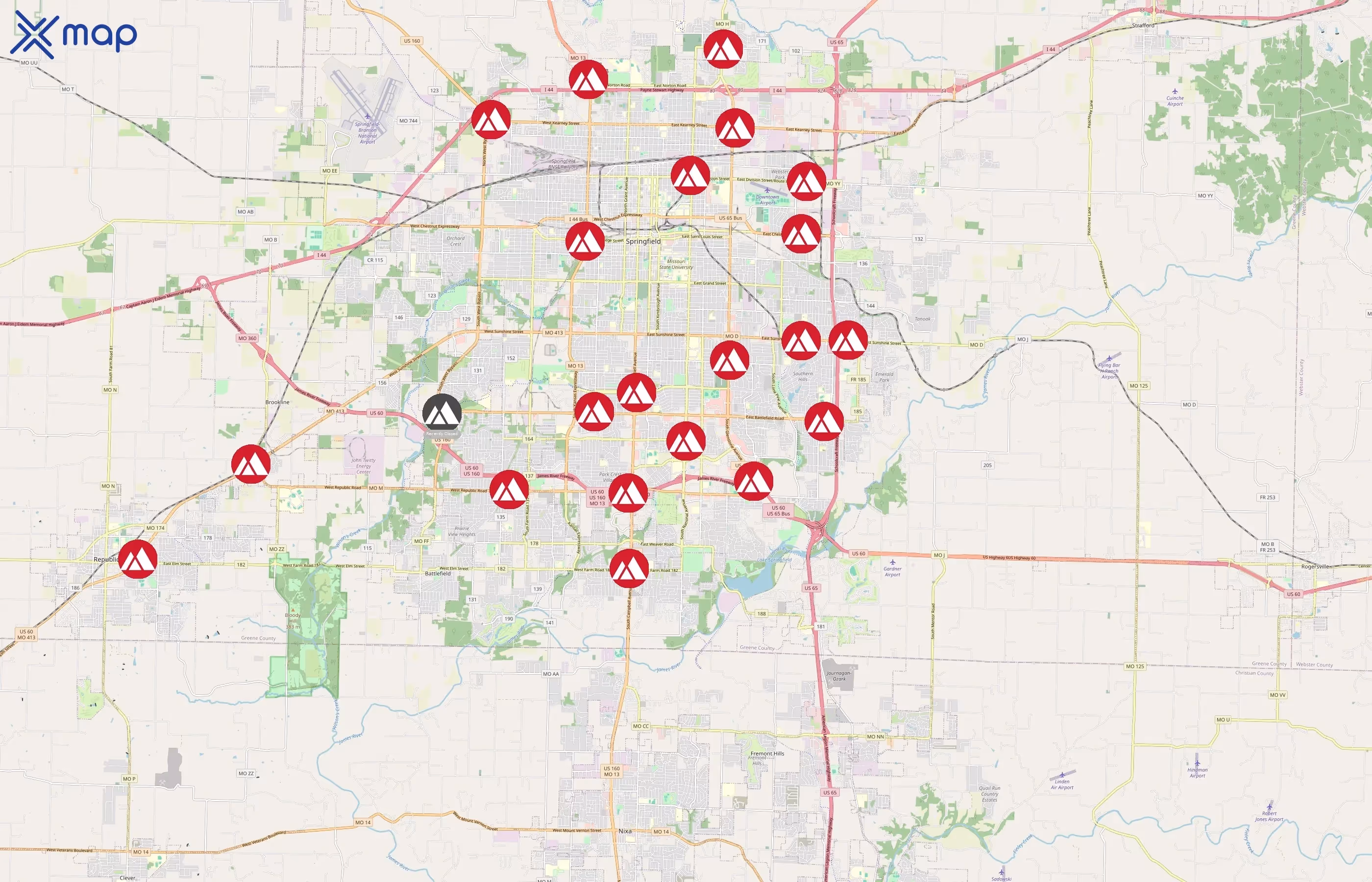Maverik area coverage