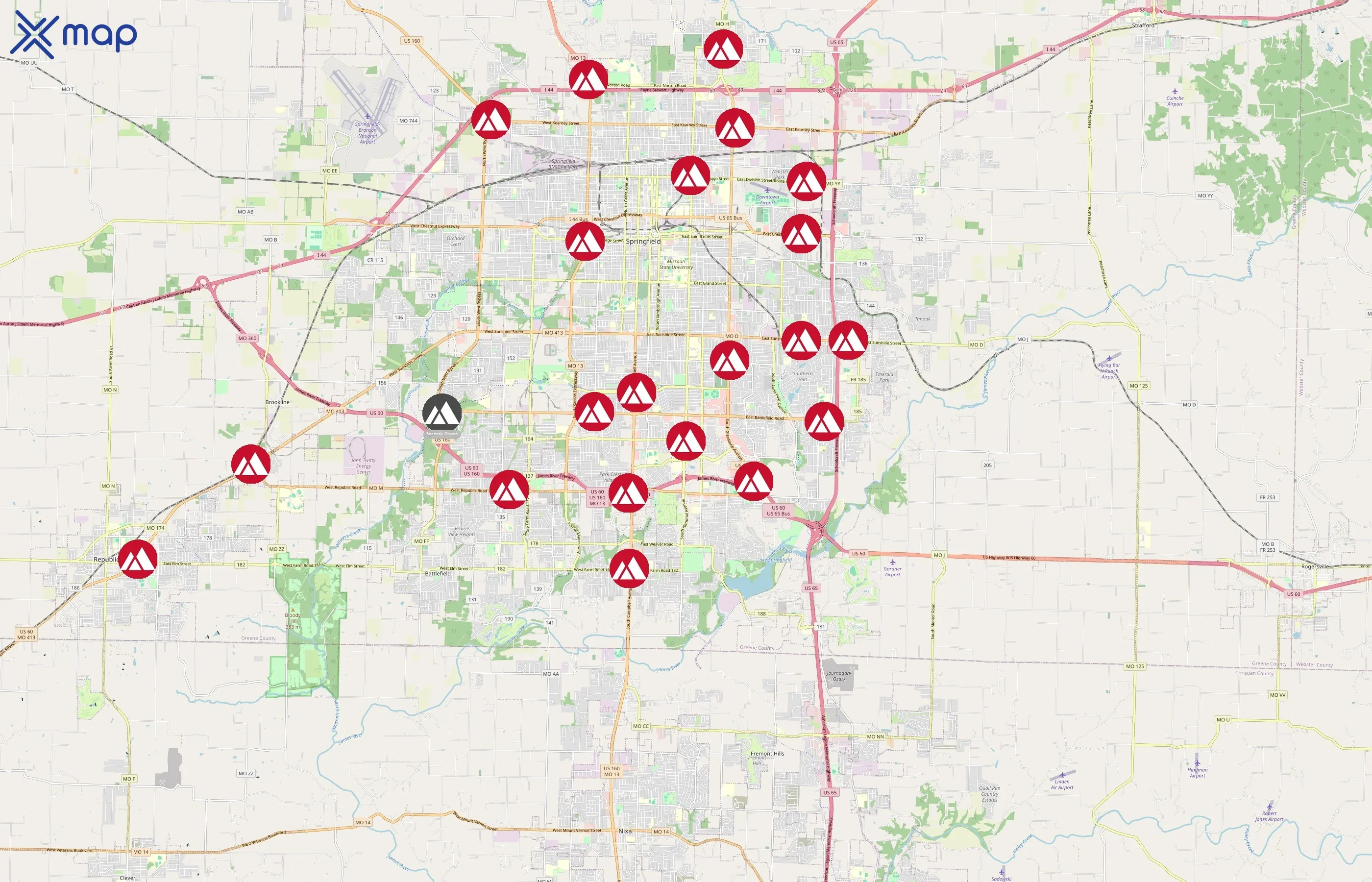 Maverik area coverage