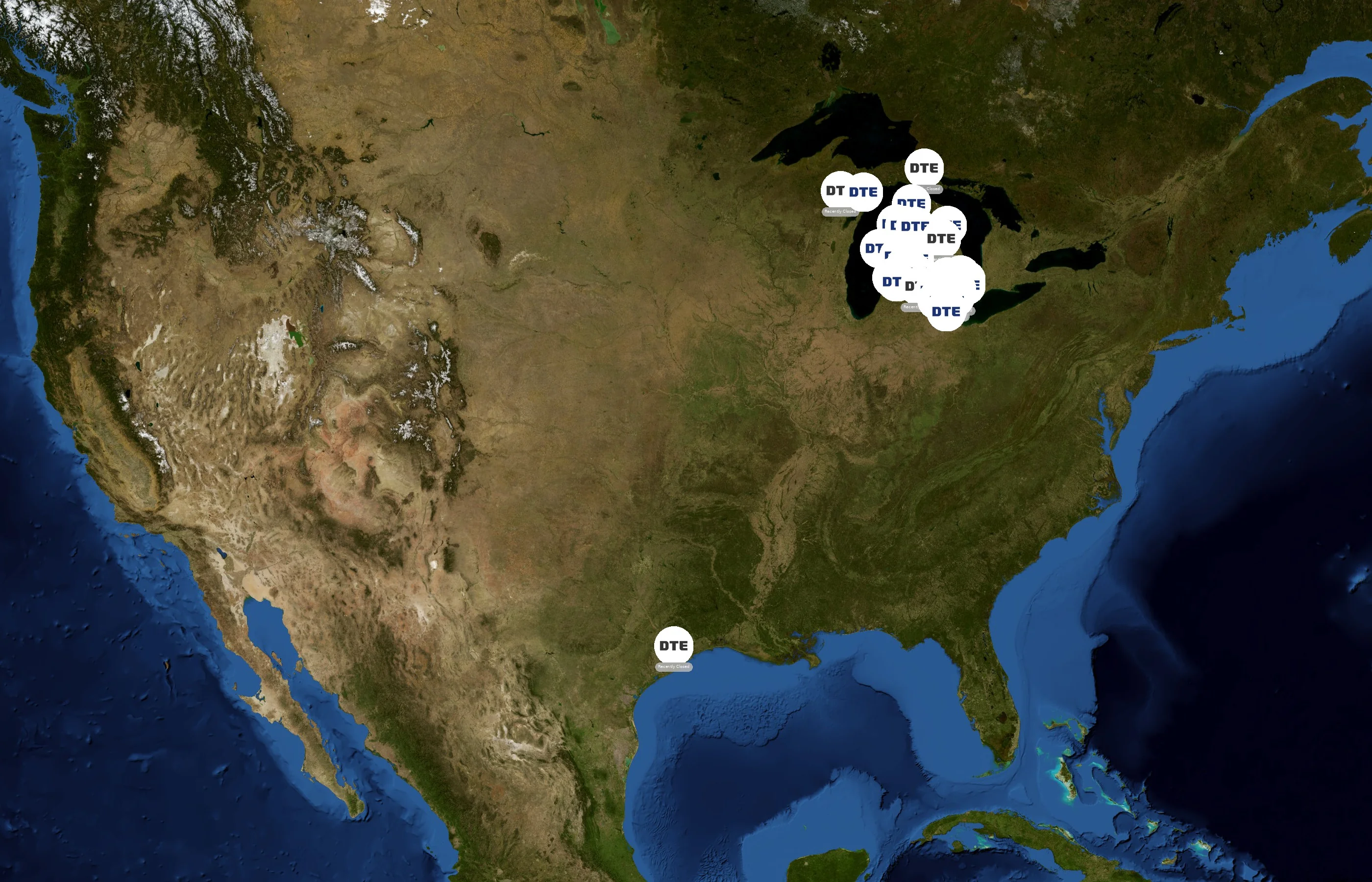 DTE Energy state distribution