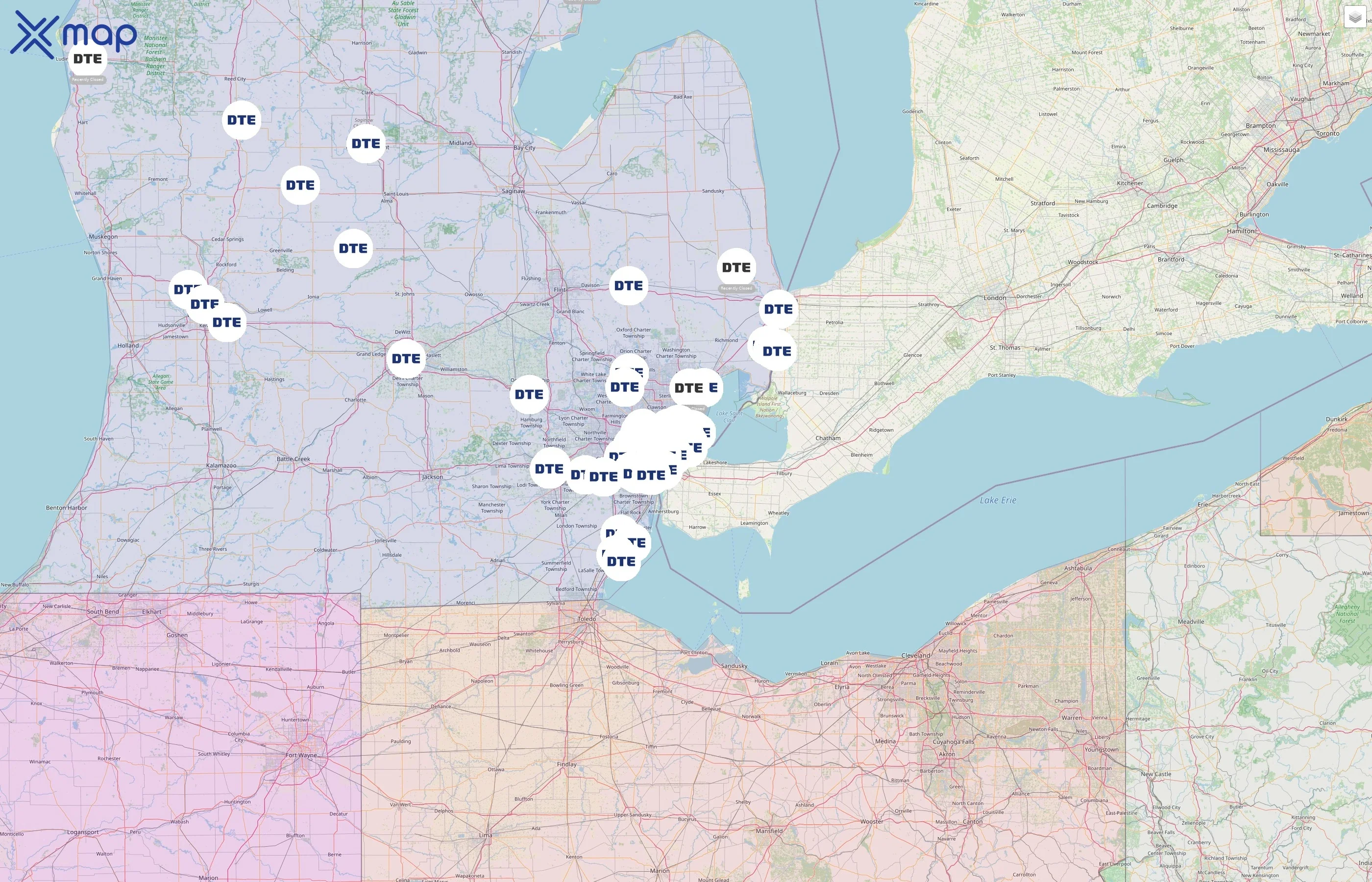 DTE Energy street hotspots