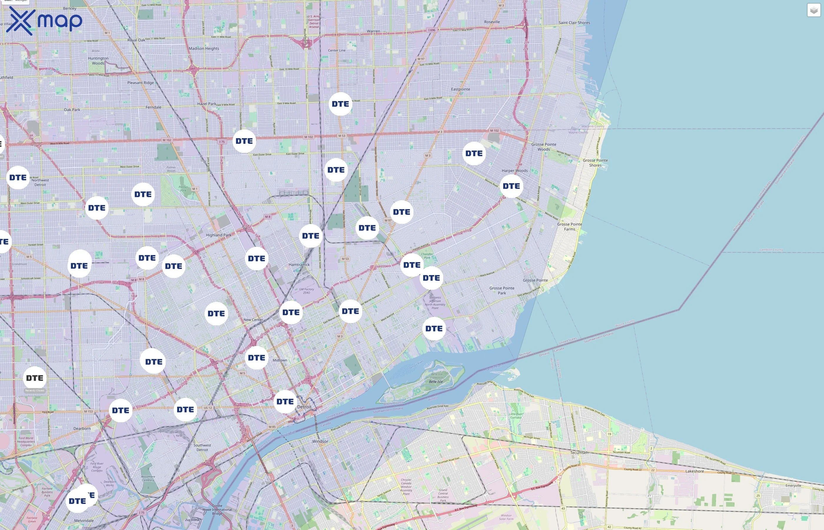 DTE Energy traffic data