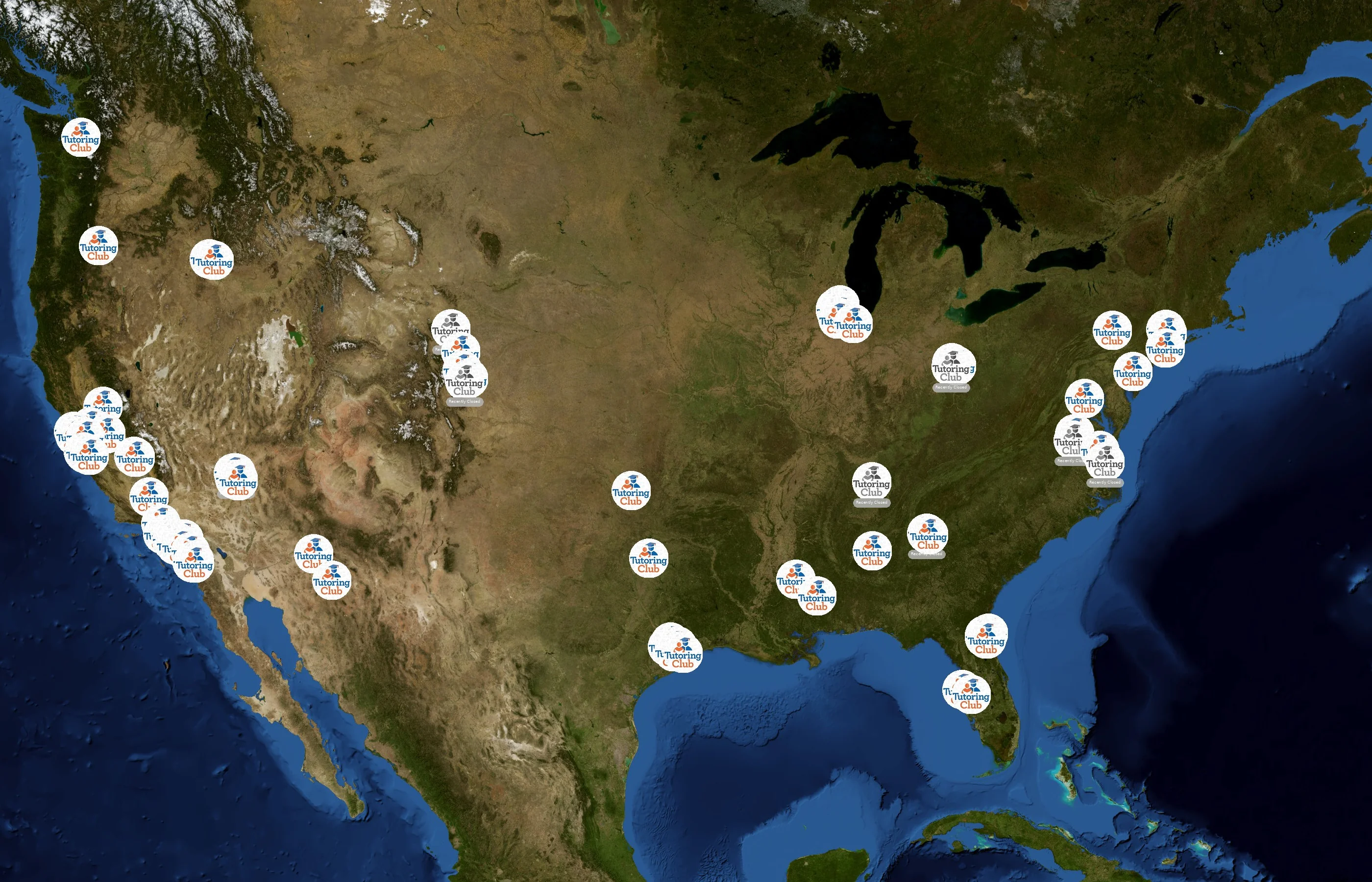 Tutoring Club state distribution