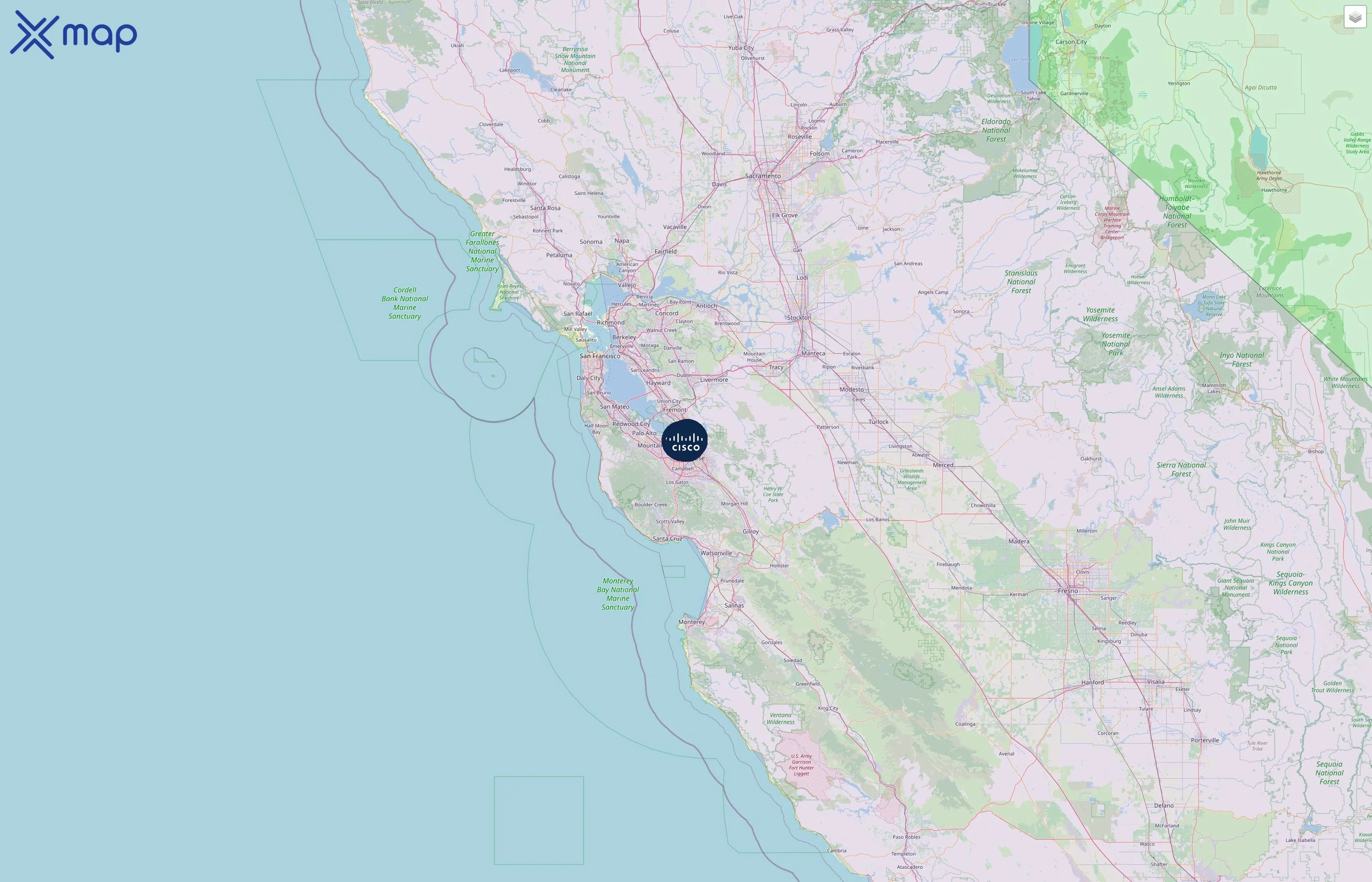 Cisco Systems street hotspots