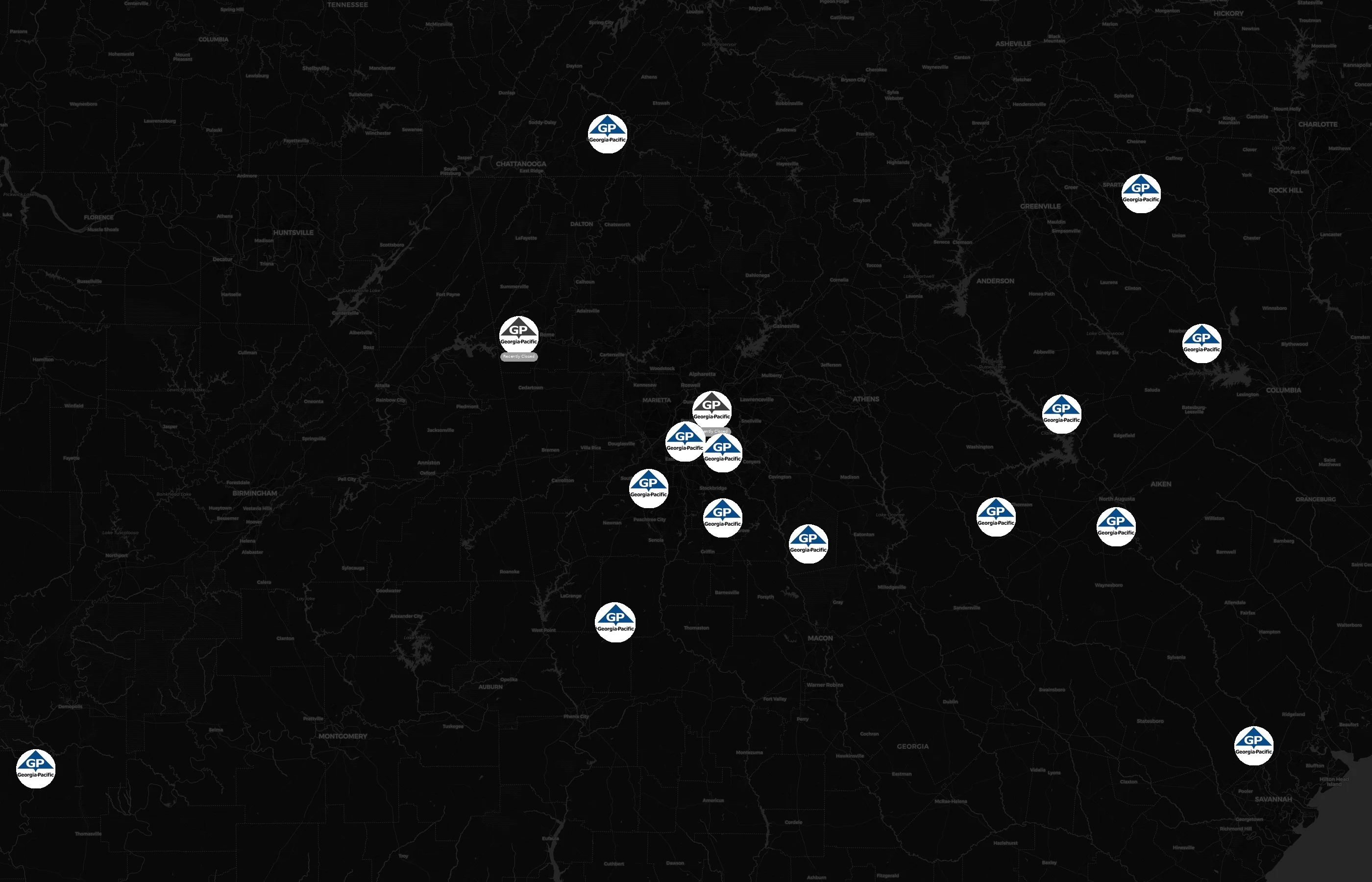 Georgia-Pacific city distribution