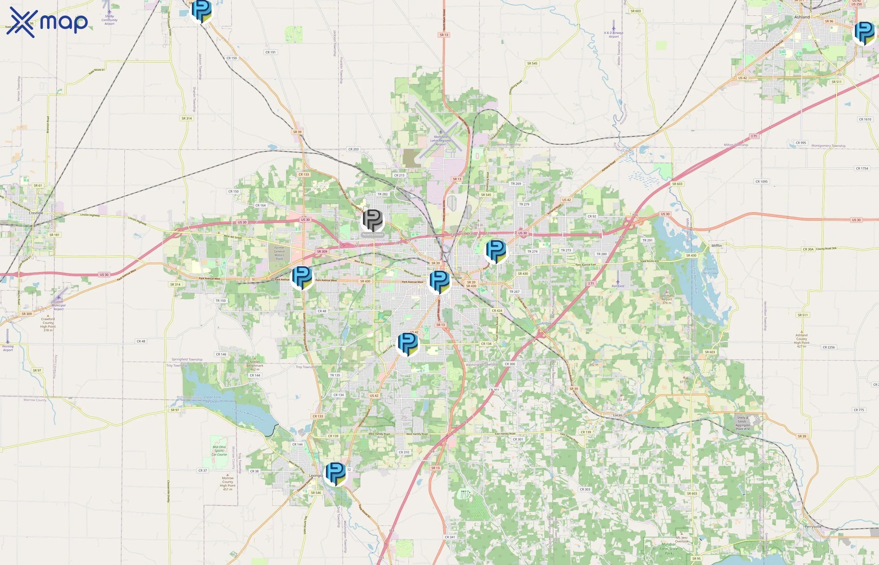 Park National Bank area coverage