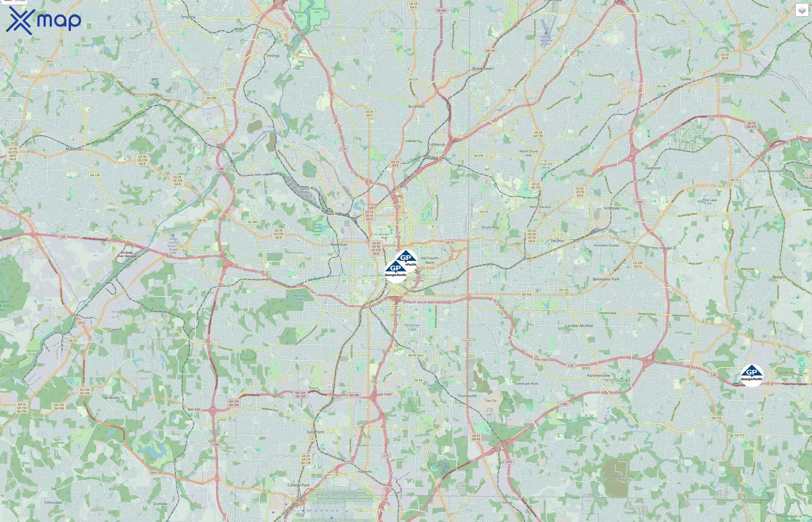 Georgia-Pacific traffic data