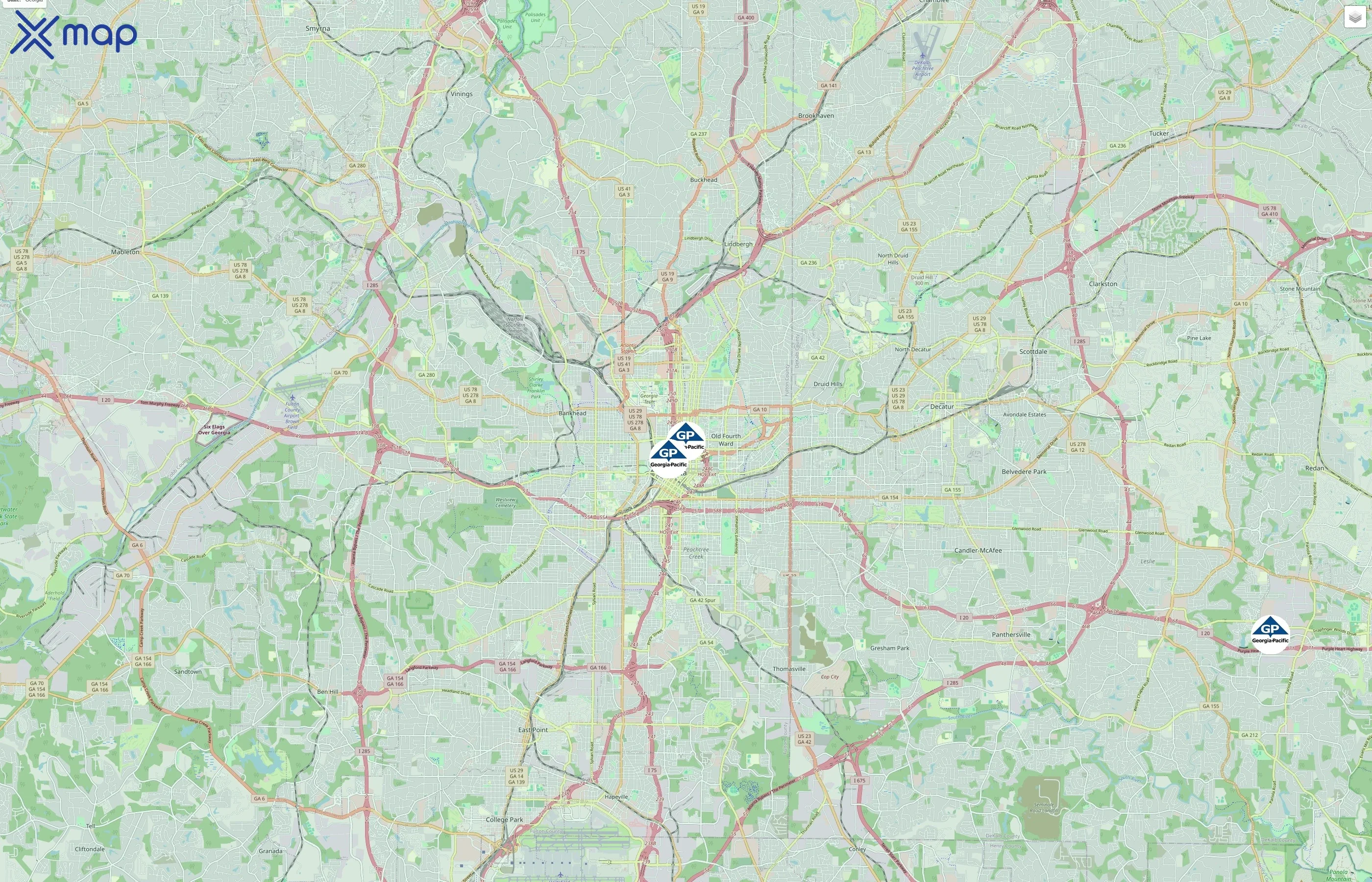 Georgia-Pacific traffic data