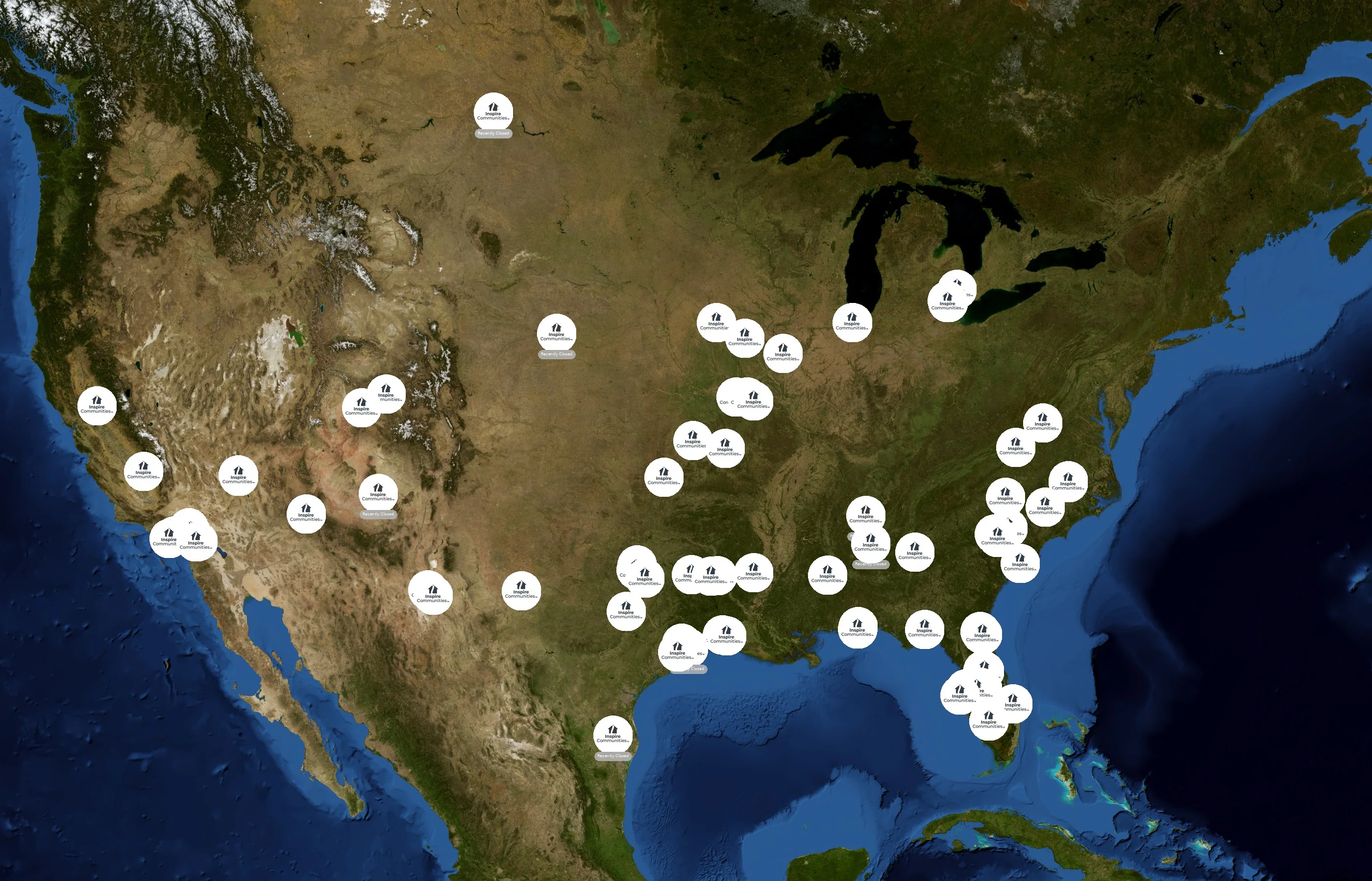 Inspire Communities state distribution