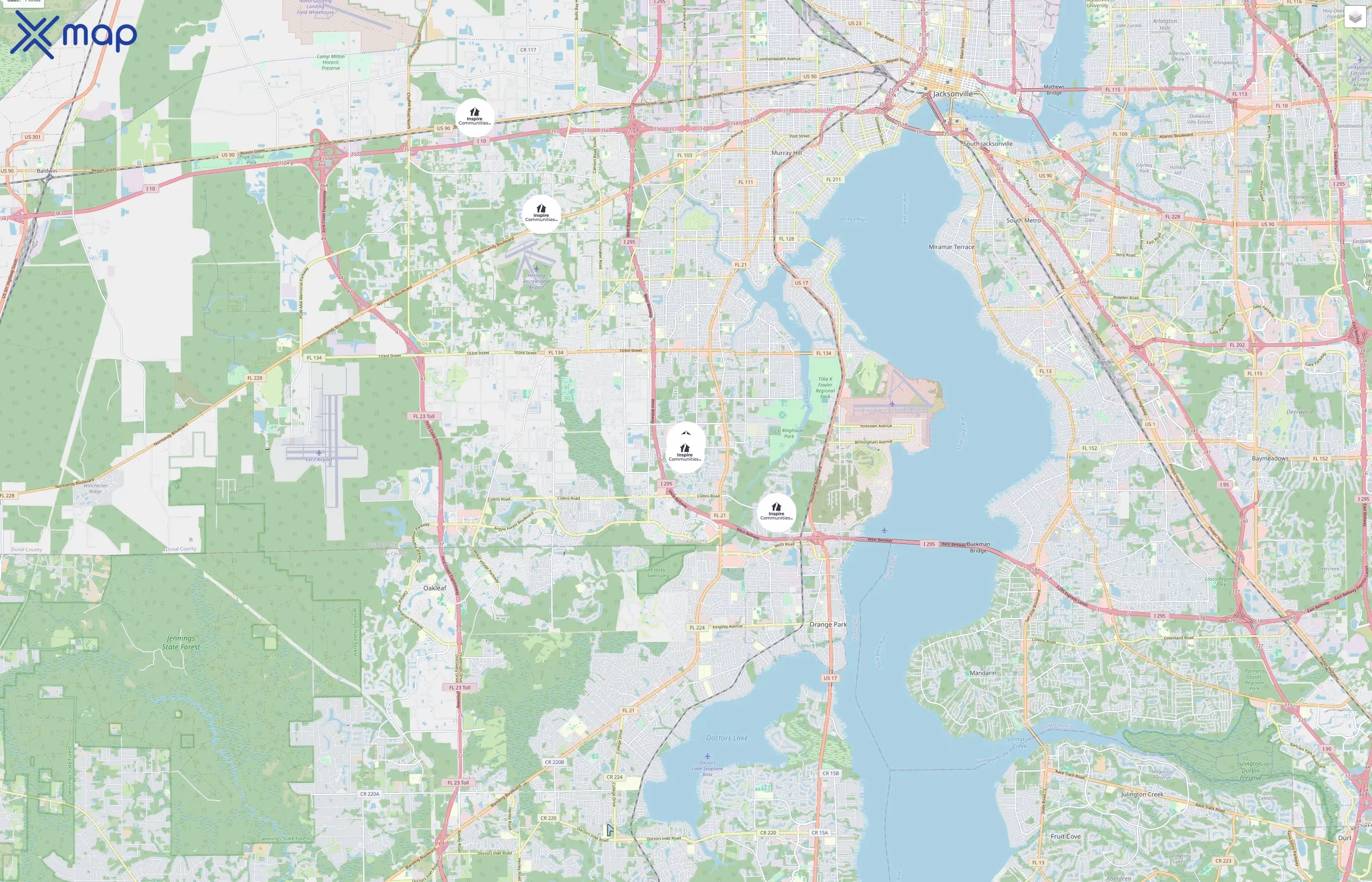 Inspire Communities traffic data