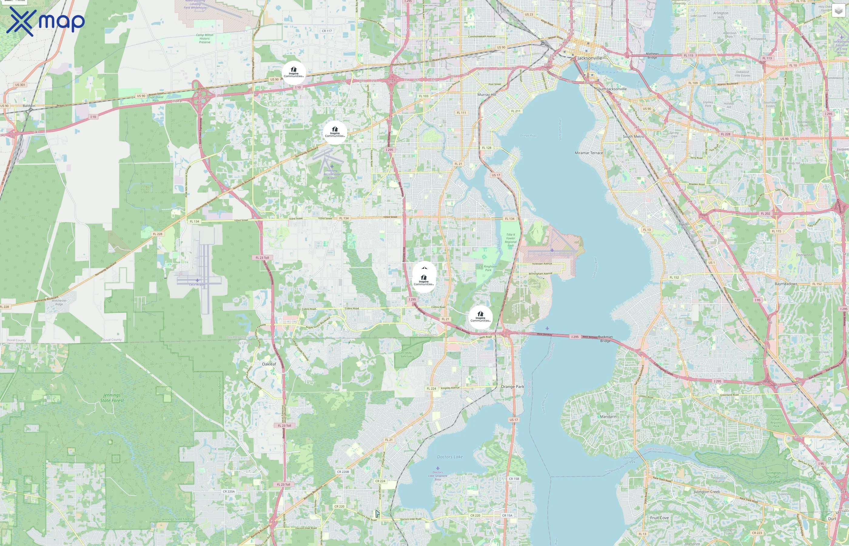 Inspire Communities traffic data