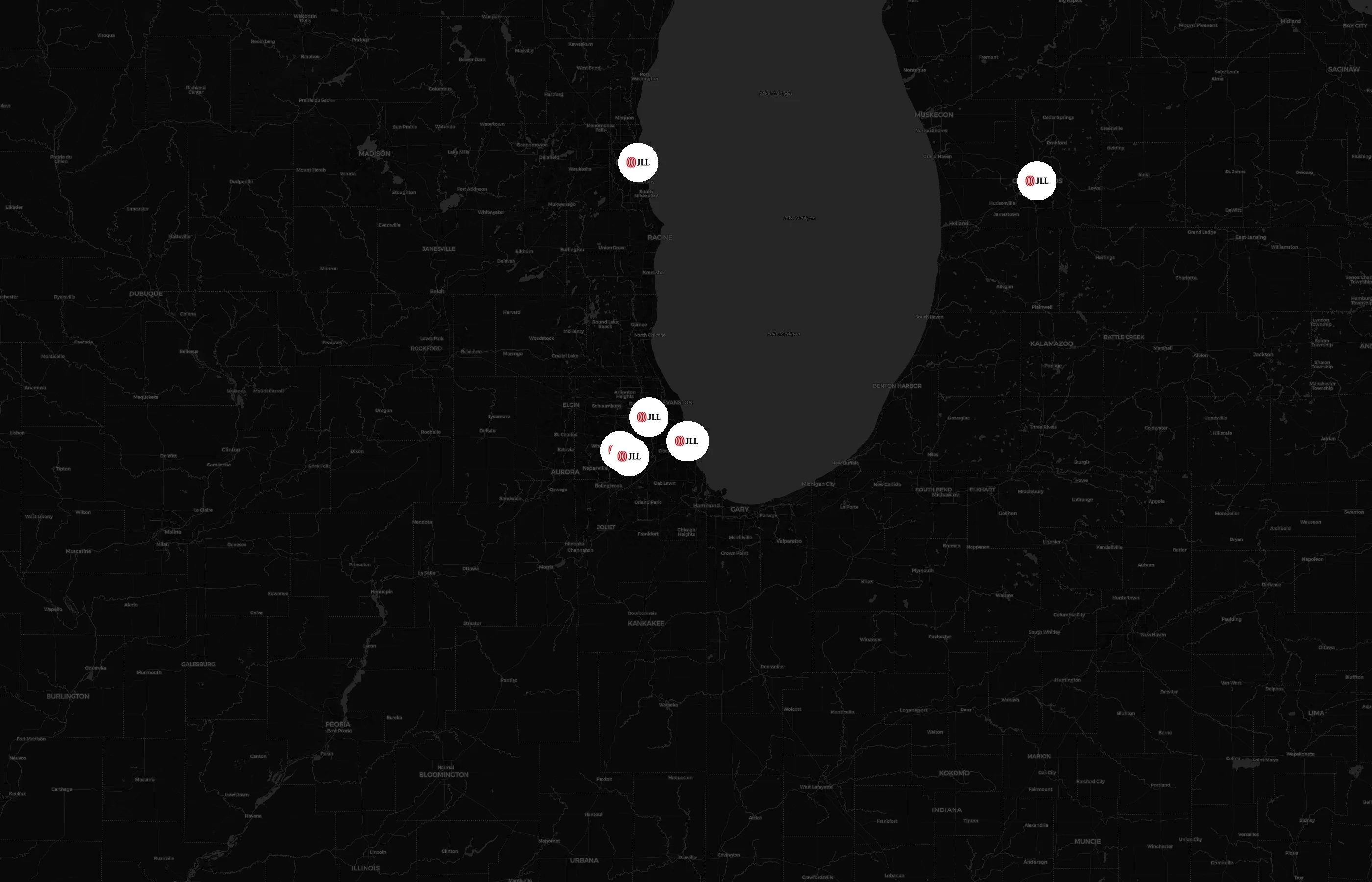 JLL city distribution