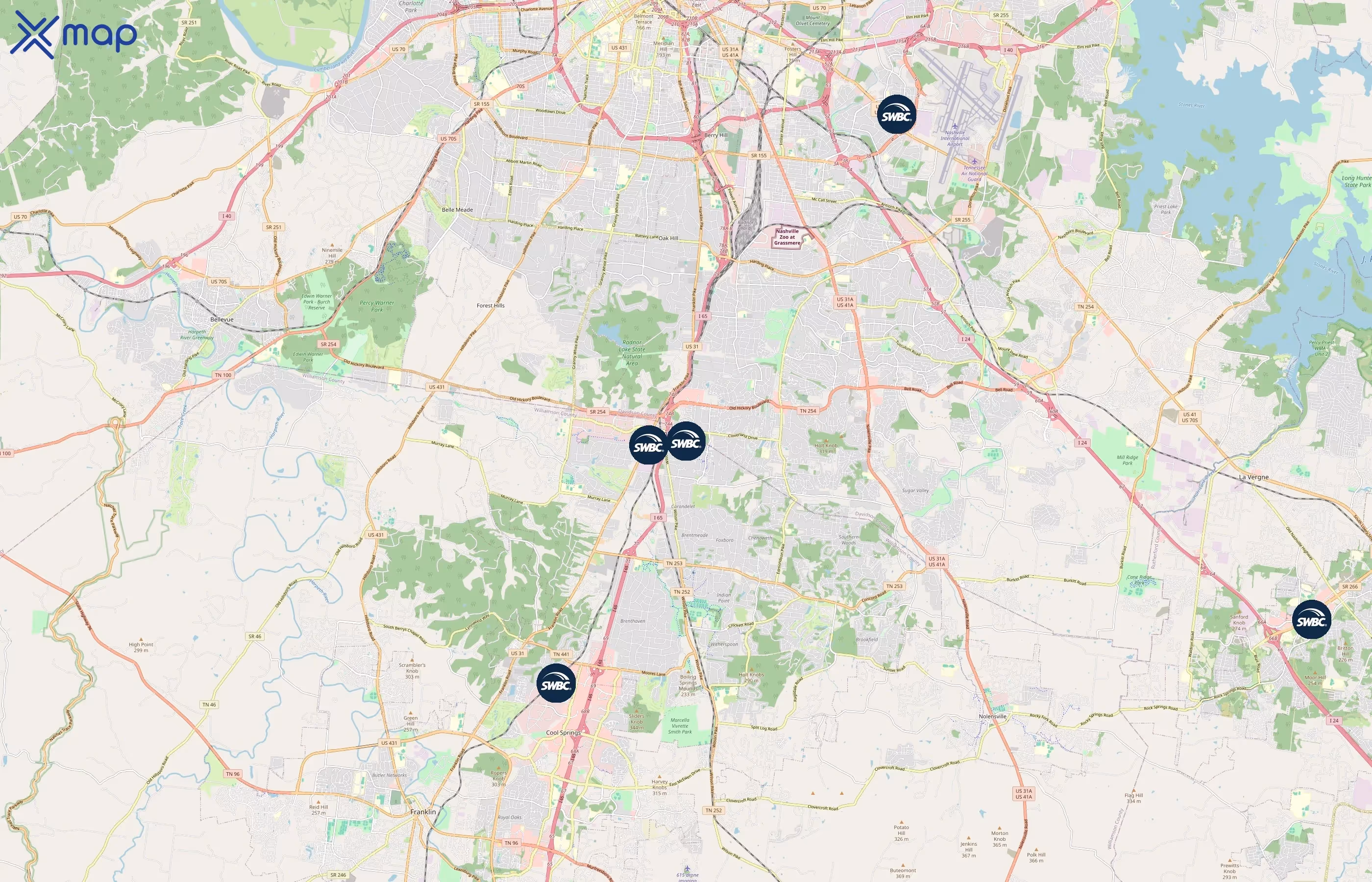 SWBC Mortgage Corporation area coverage
