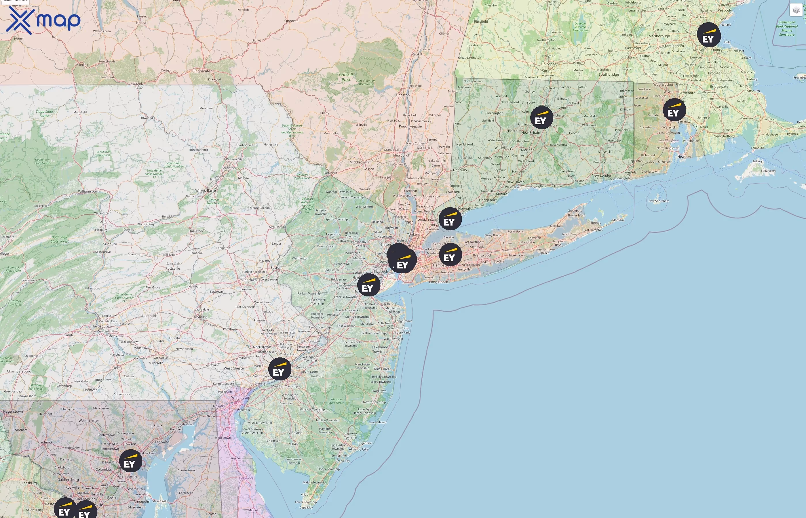 Ernst & Young street hotspots