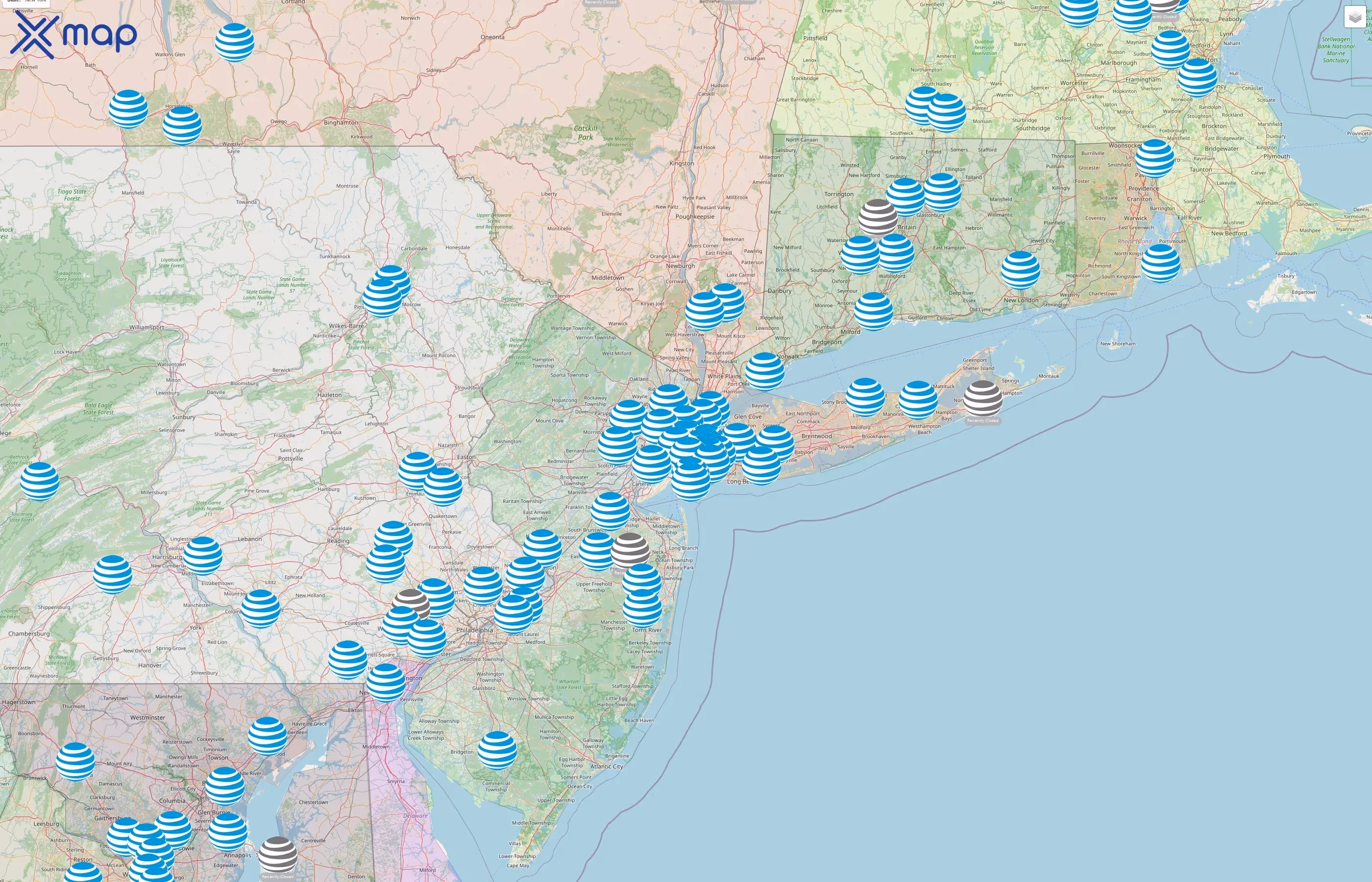 AT&T street hotspots