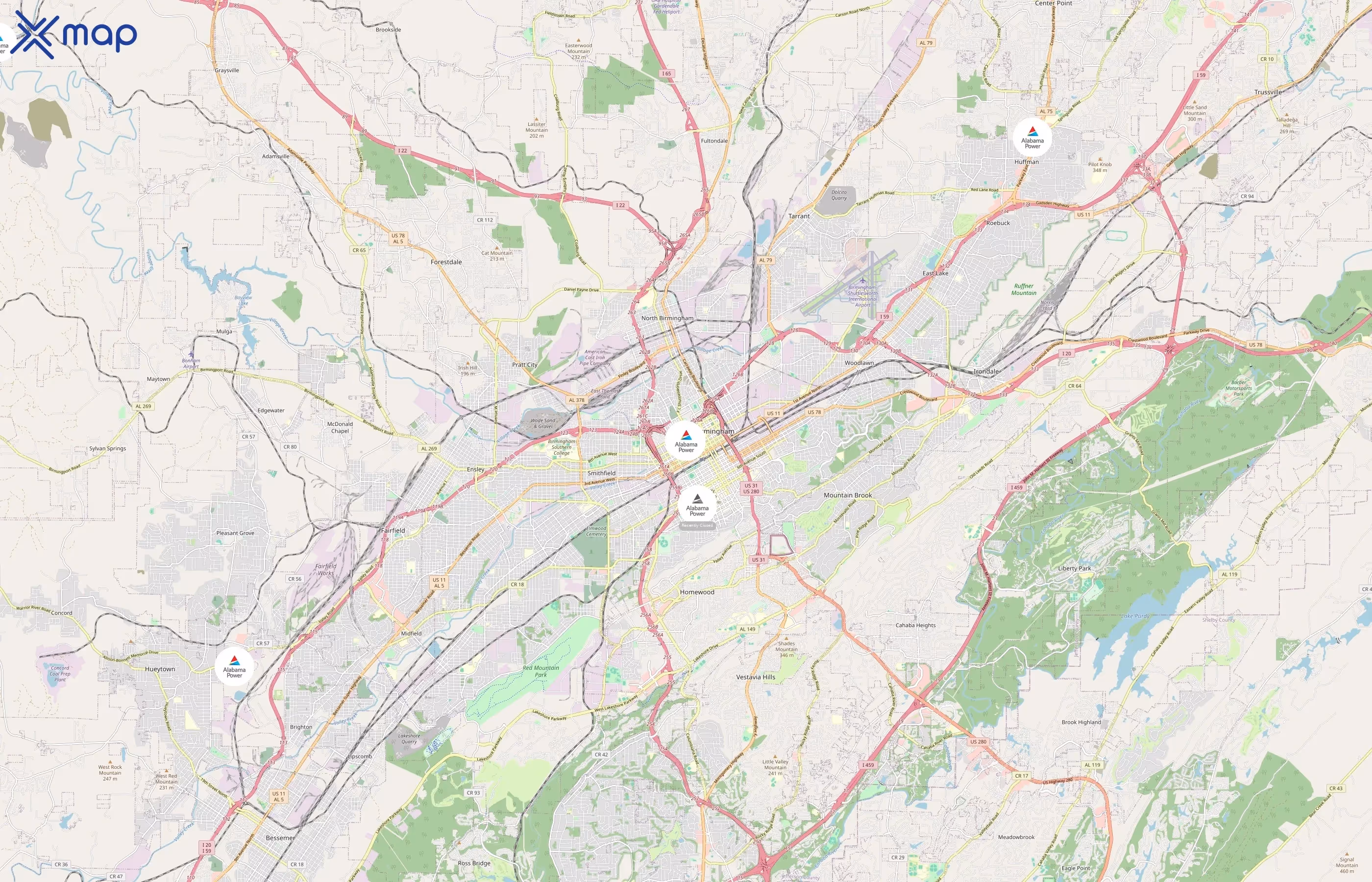 Alabama Power area coverage