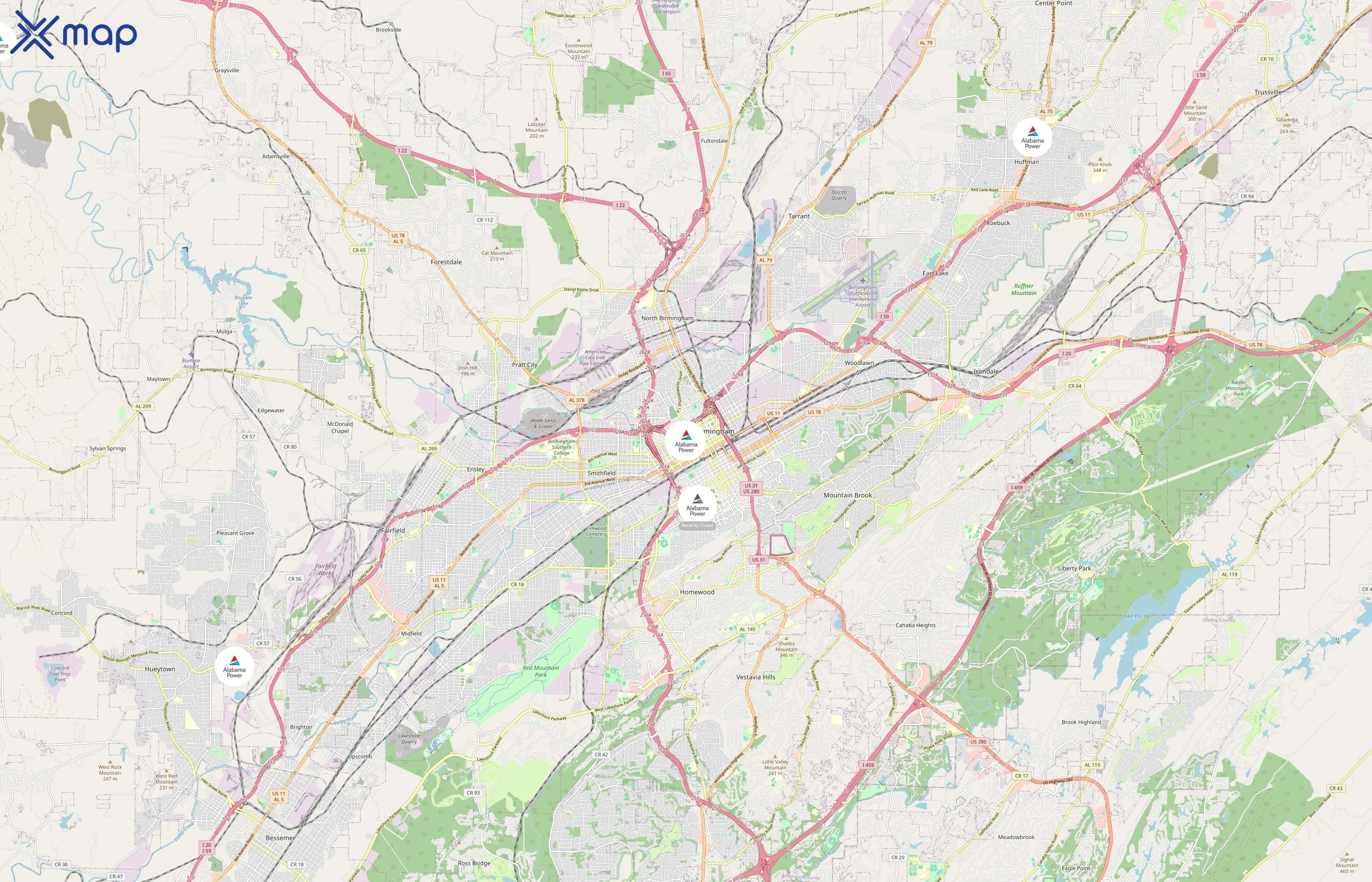 Alabama Power area coverage