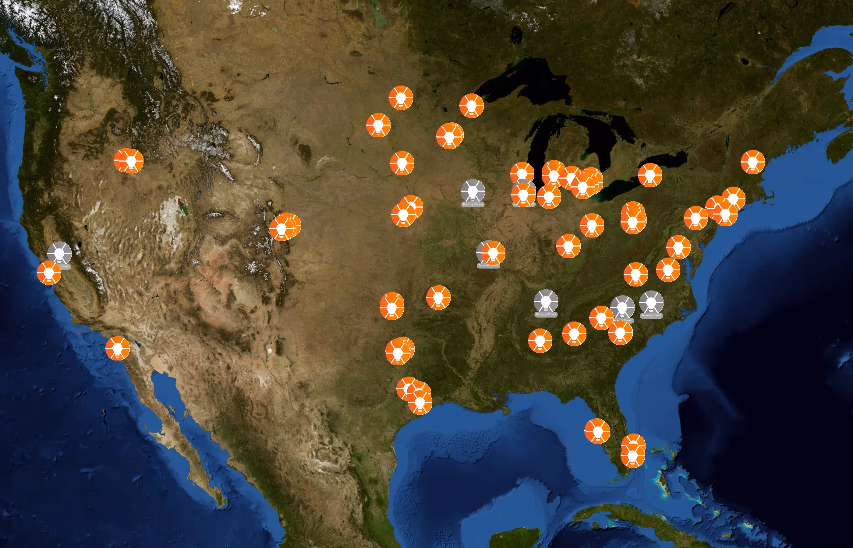 EOS Worldwide state distribution