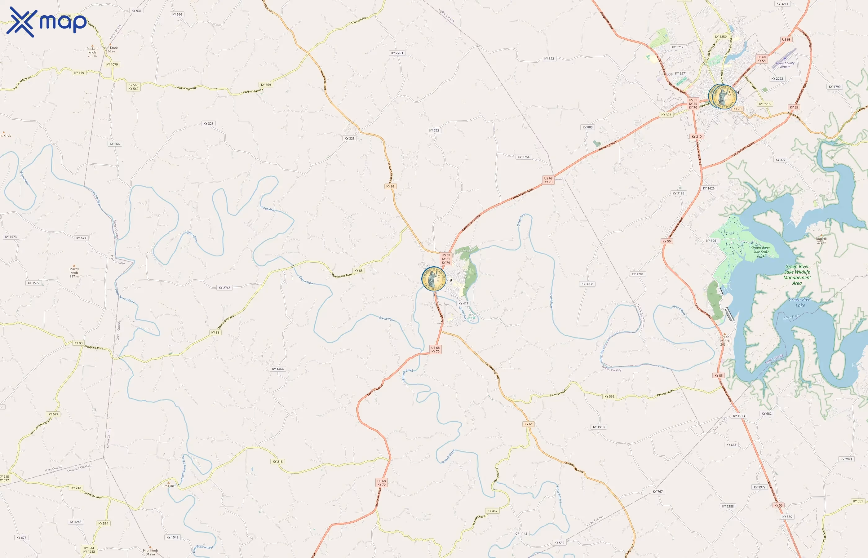 Kentucky Court System area coverage