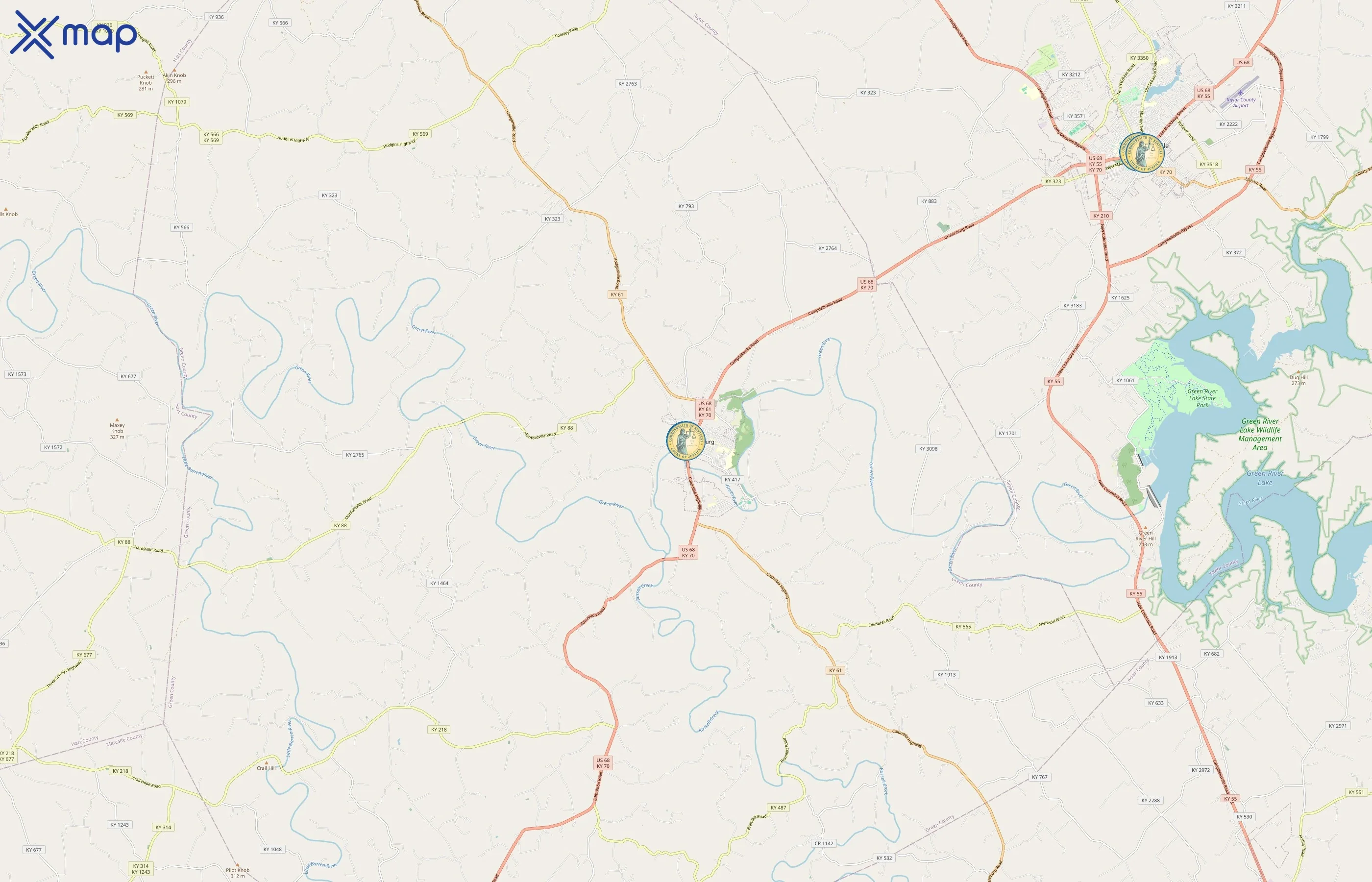 Kentucky Court System area coverage