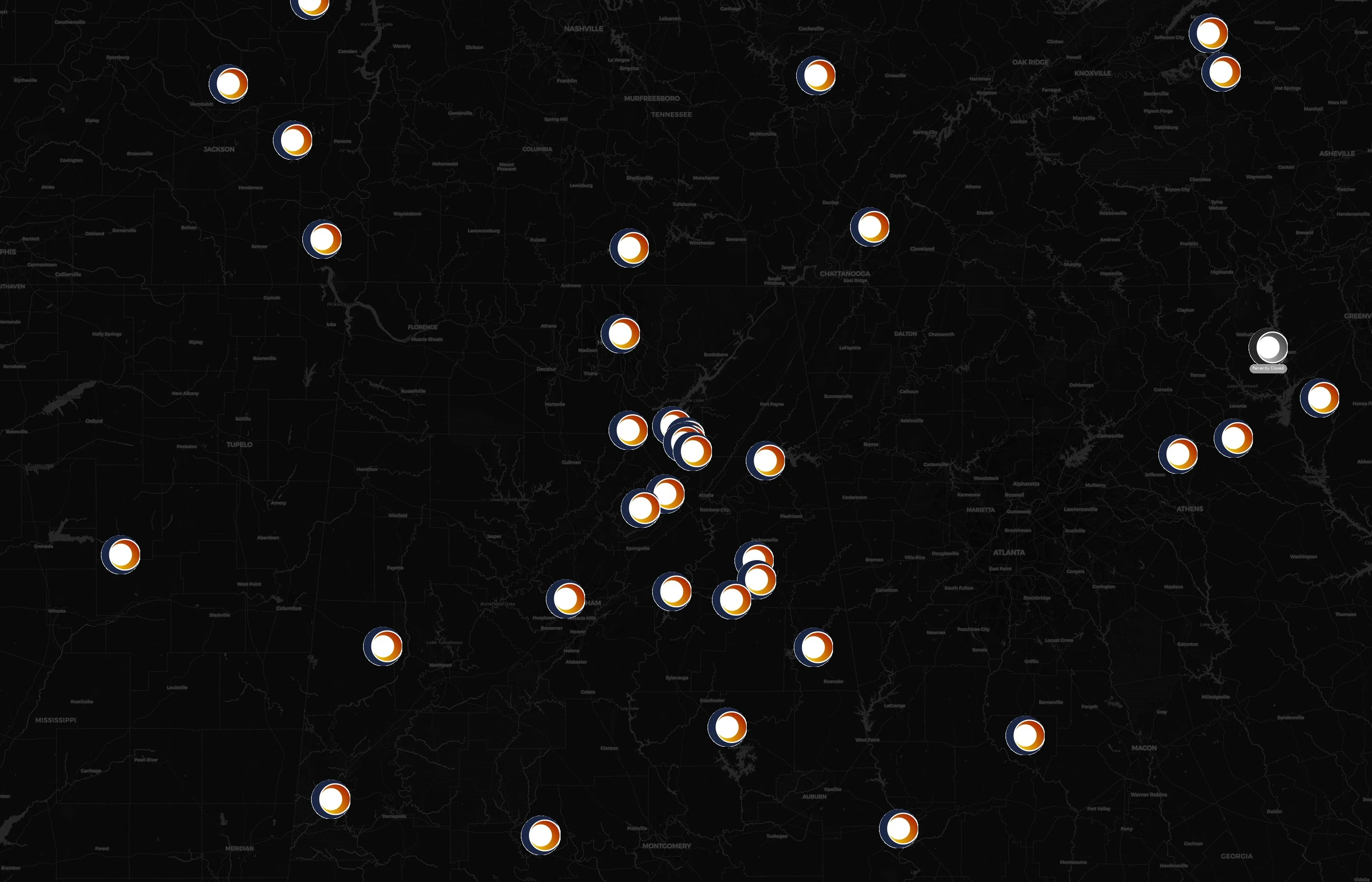 Olympia Management city distribution