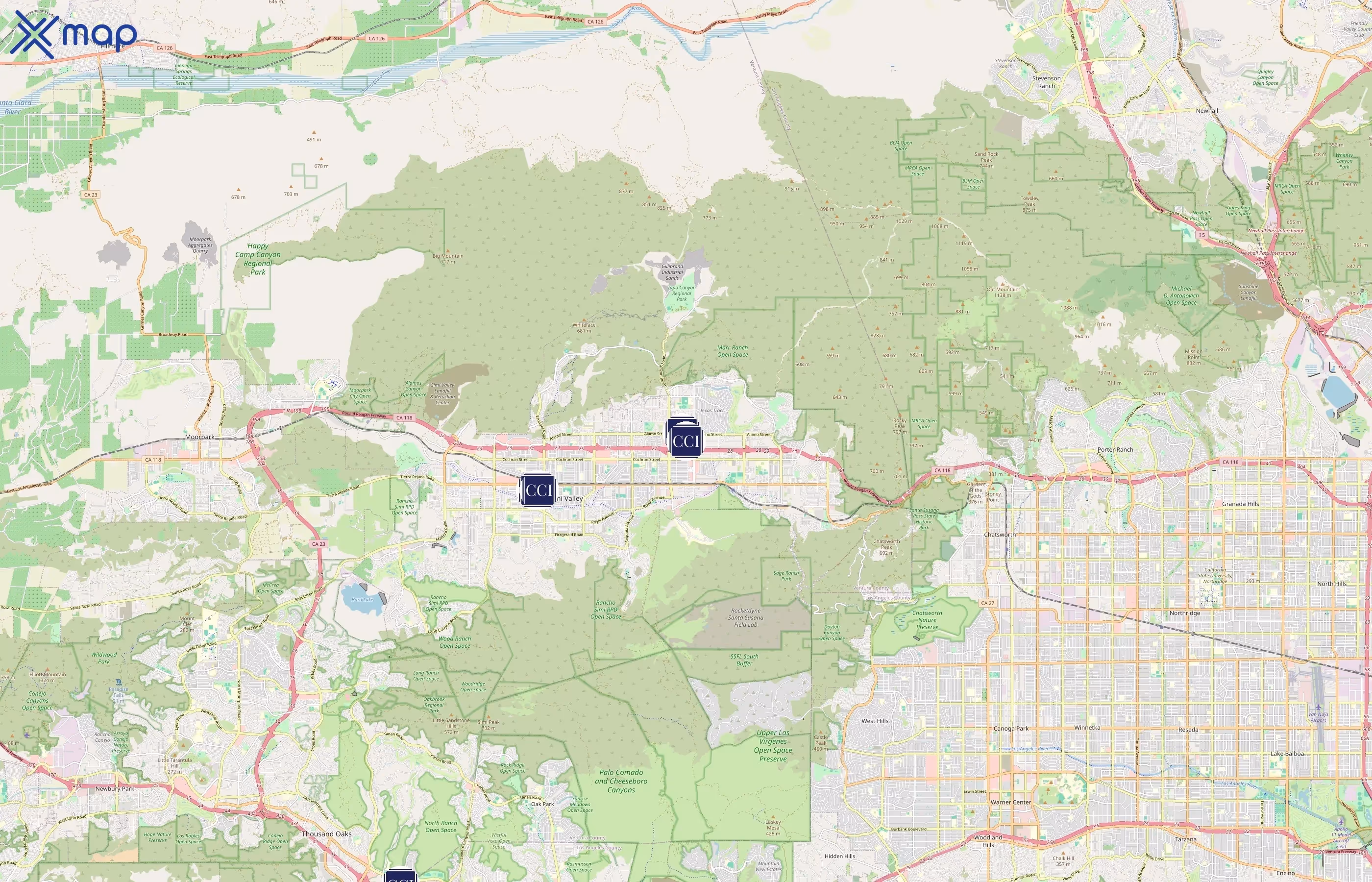 CCI area coverage