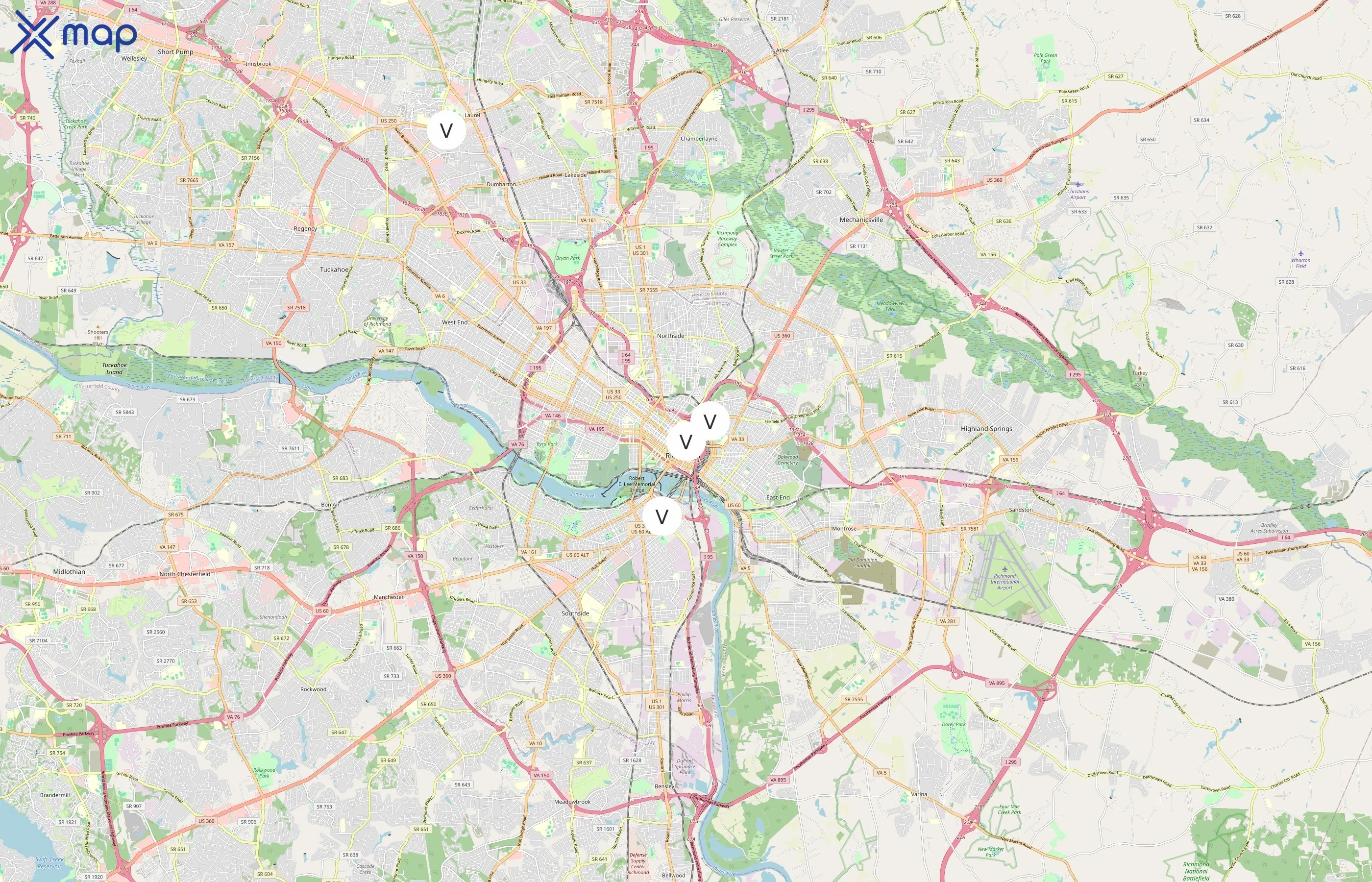 Virginia Courts area coverage