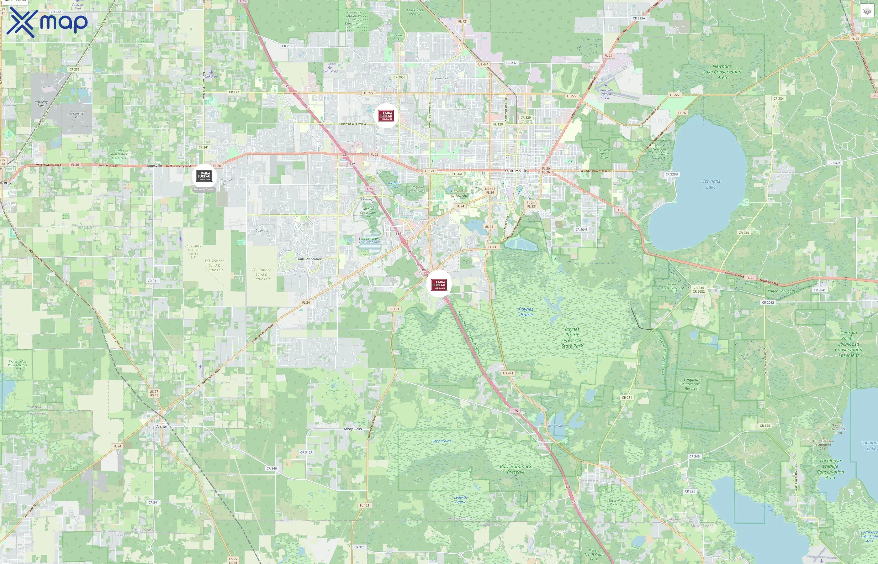 Florida Farm Bureau Insurance traffic data