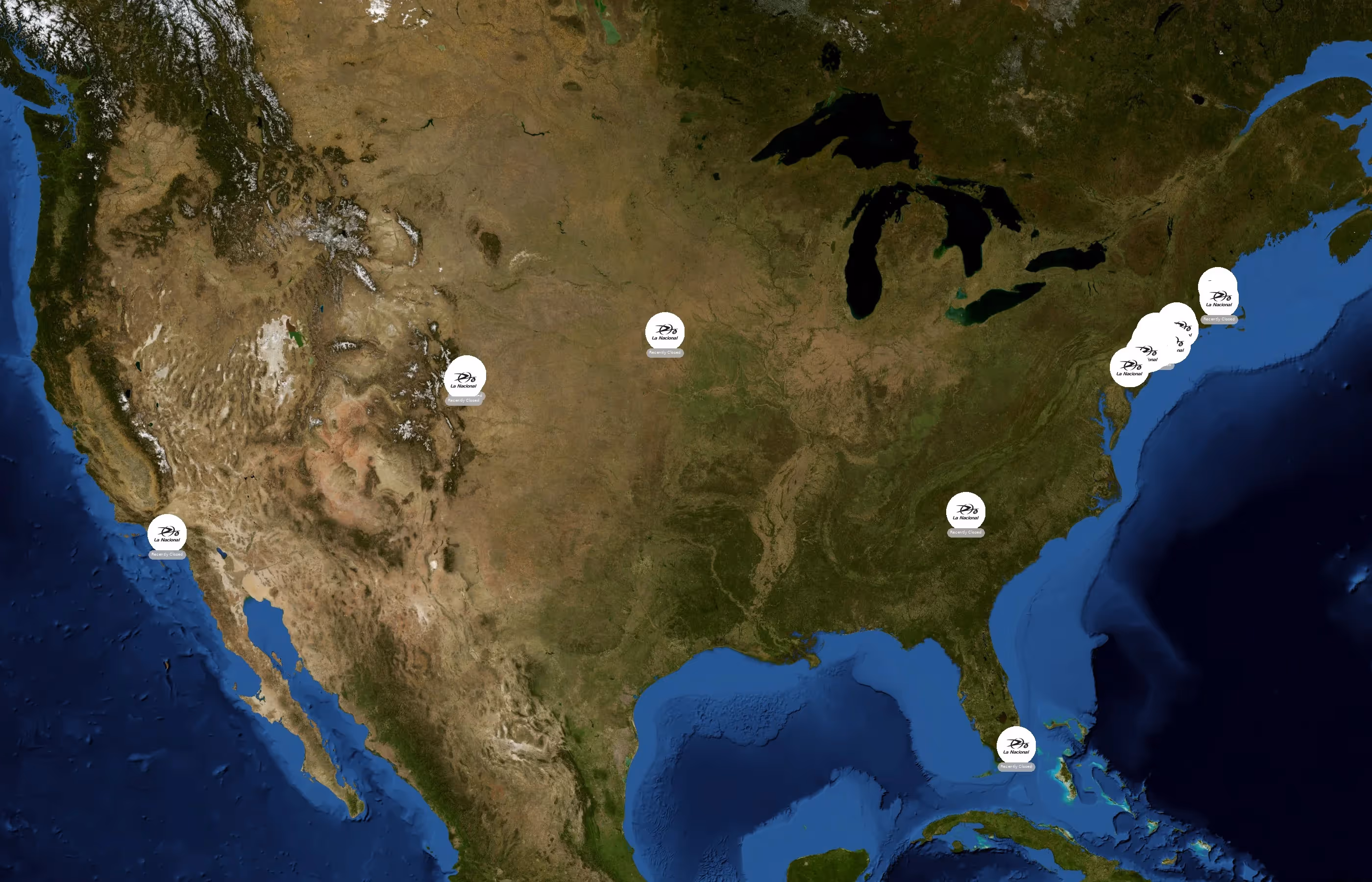 La Nacional state distribution
