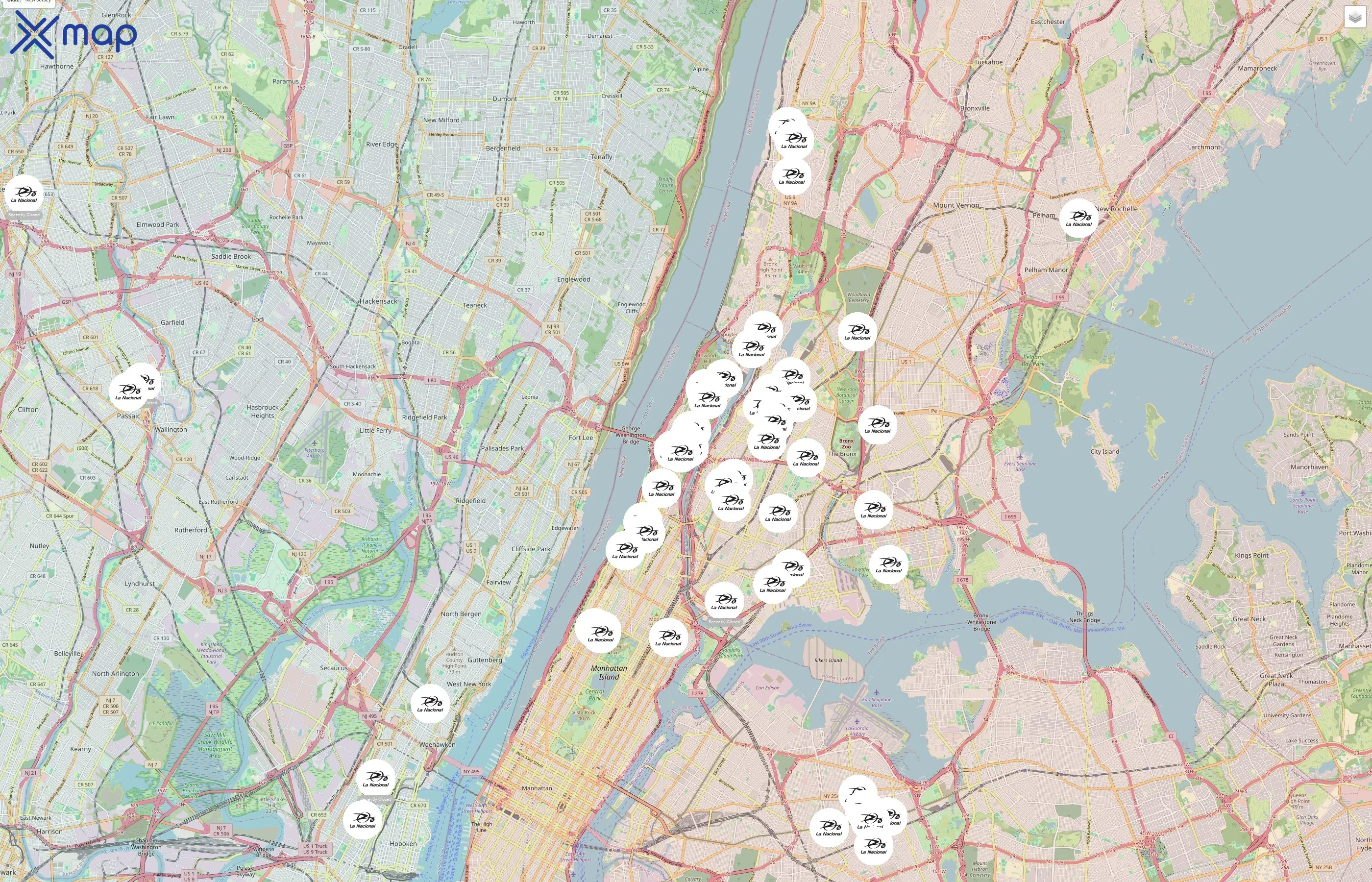 La Nacional traffic data