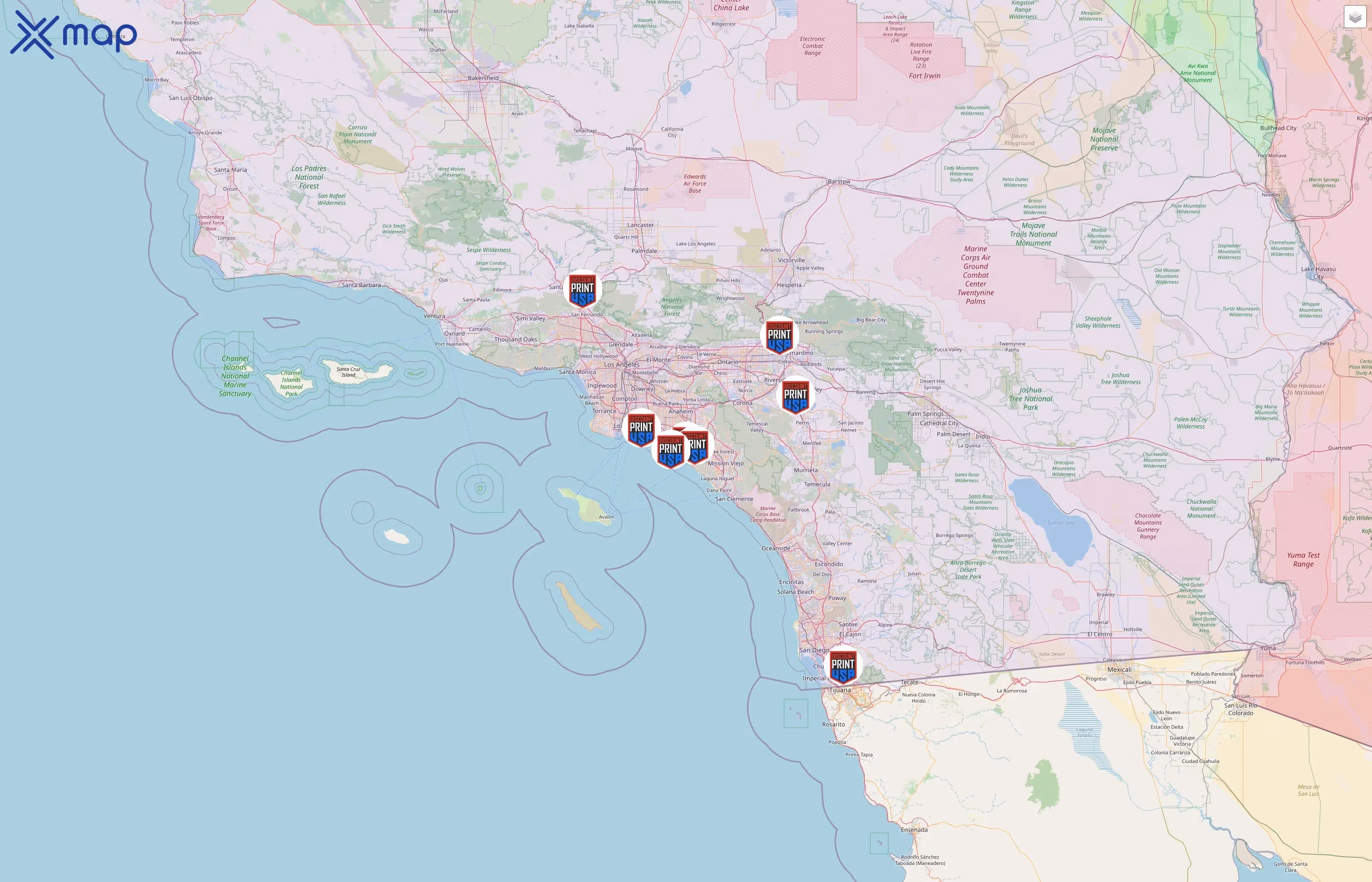 Discount Print USA street hotspots