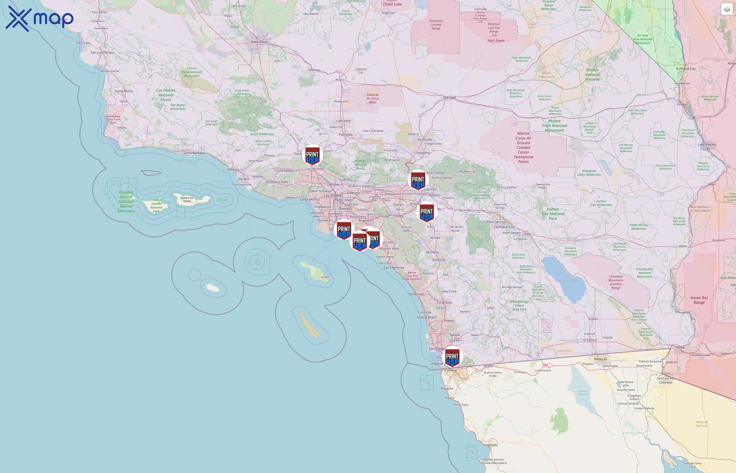 Discount Print USA street hotspots