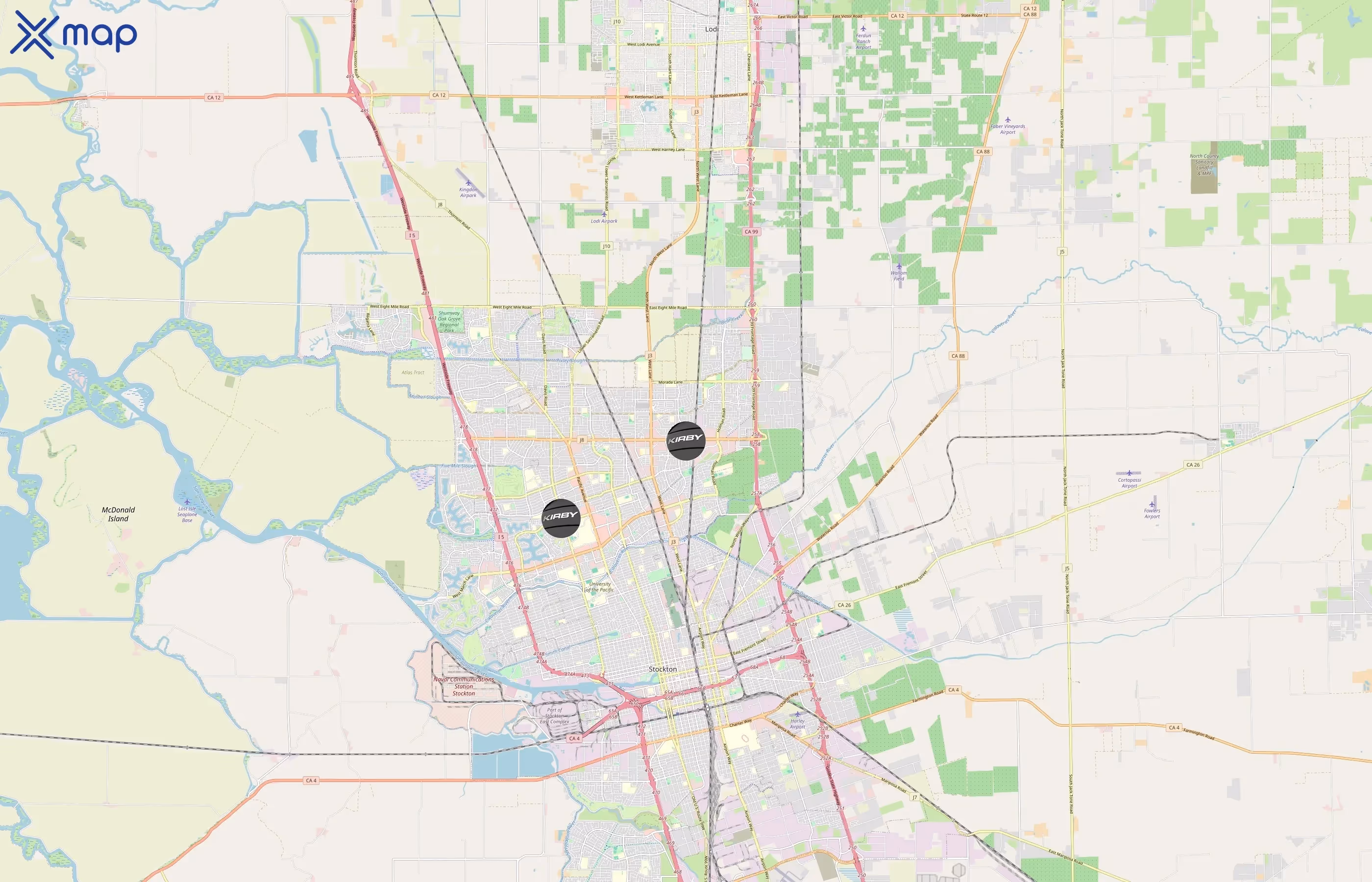 Kirby area coverage
