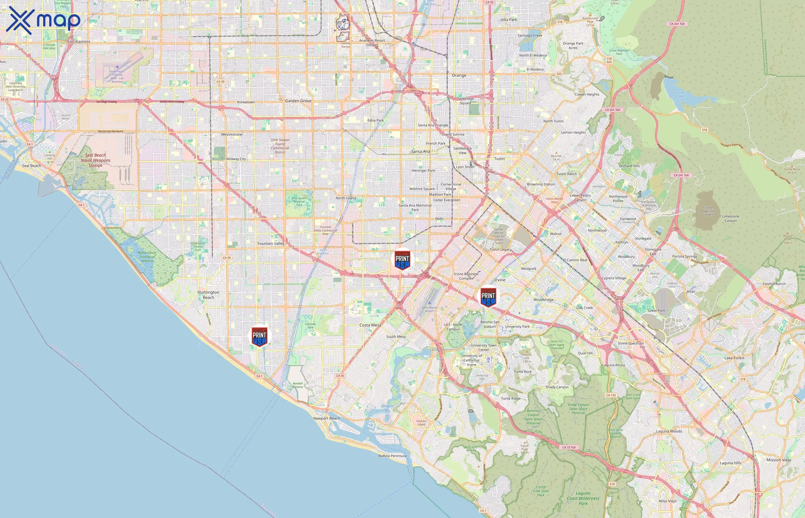 Discount Print USA area coverage