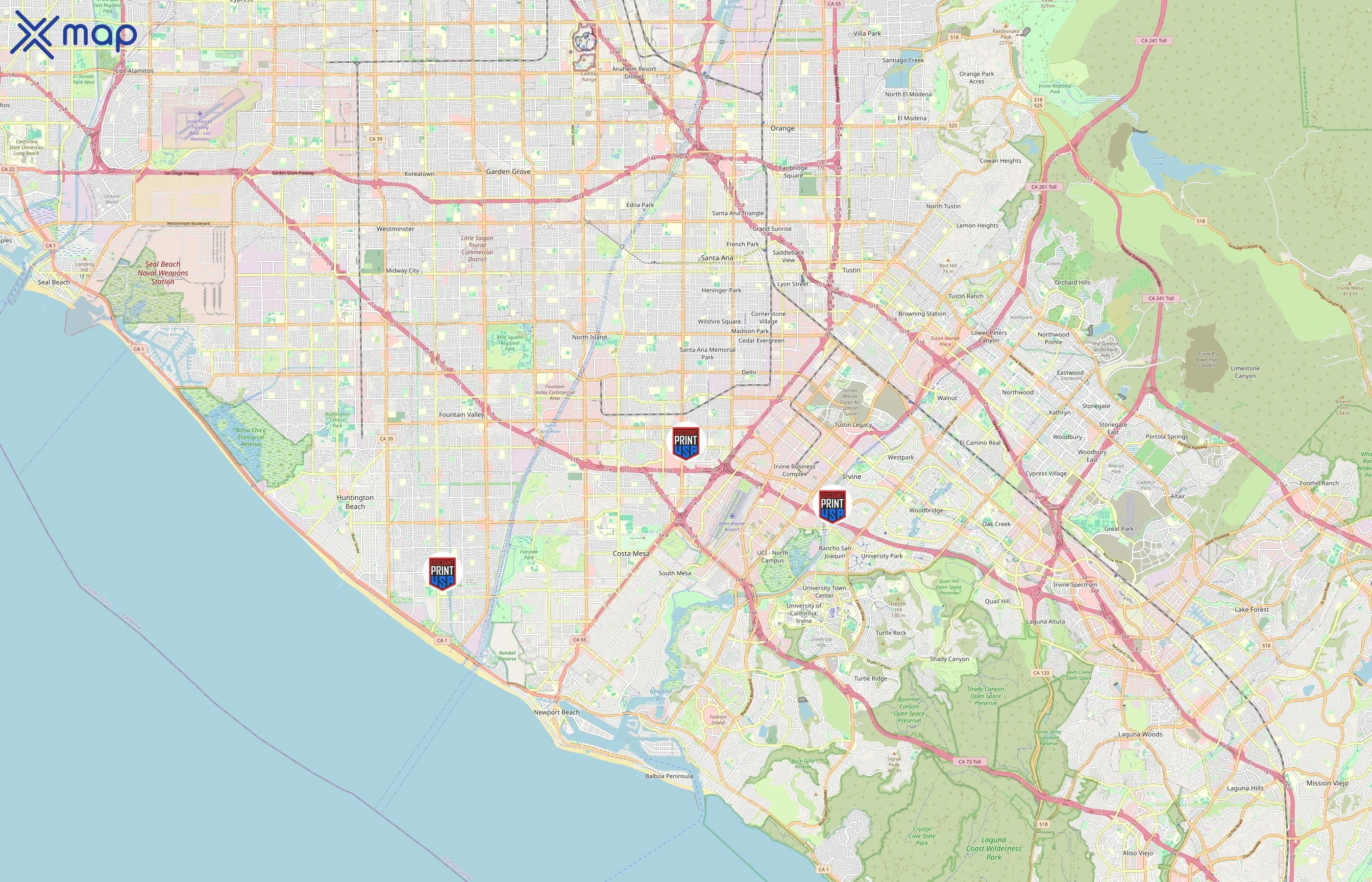 Discount Print USA area coverage