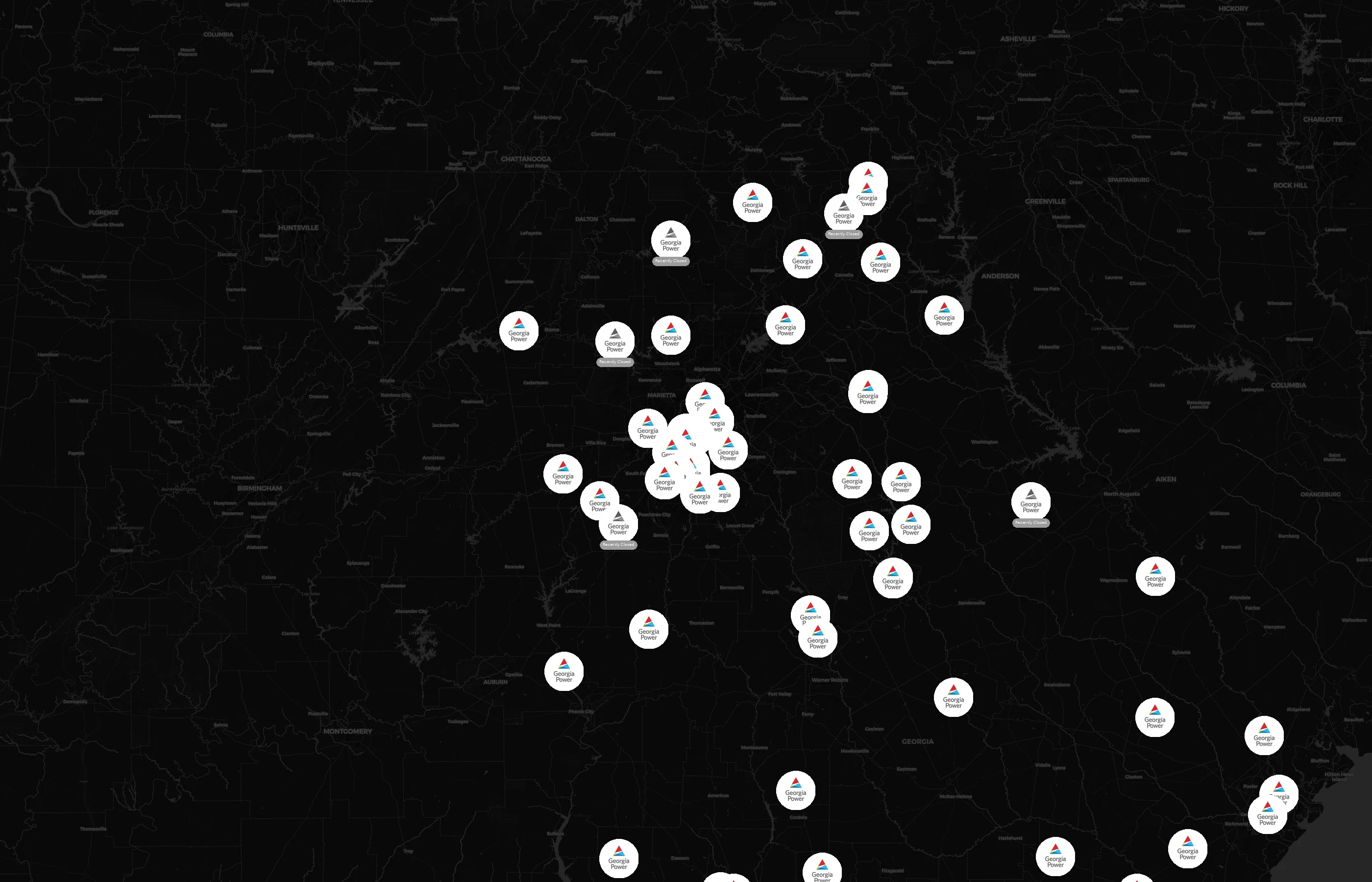 Georgia Power city distribution