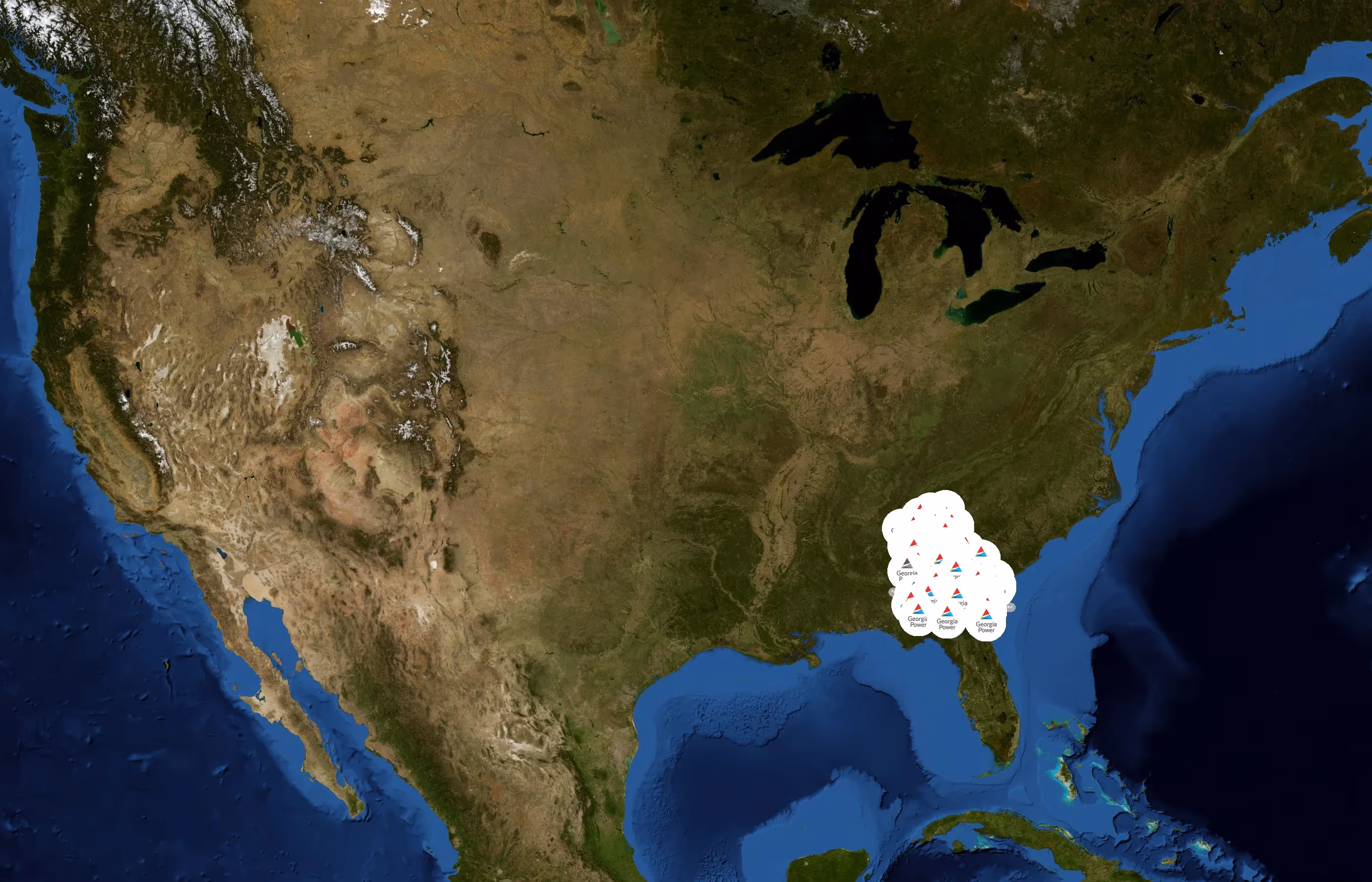 Georgia Power state distribution