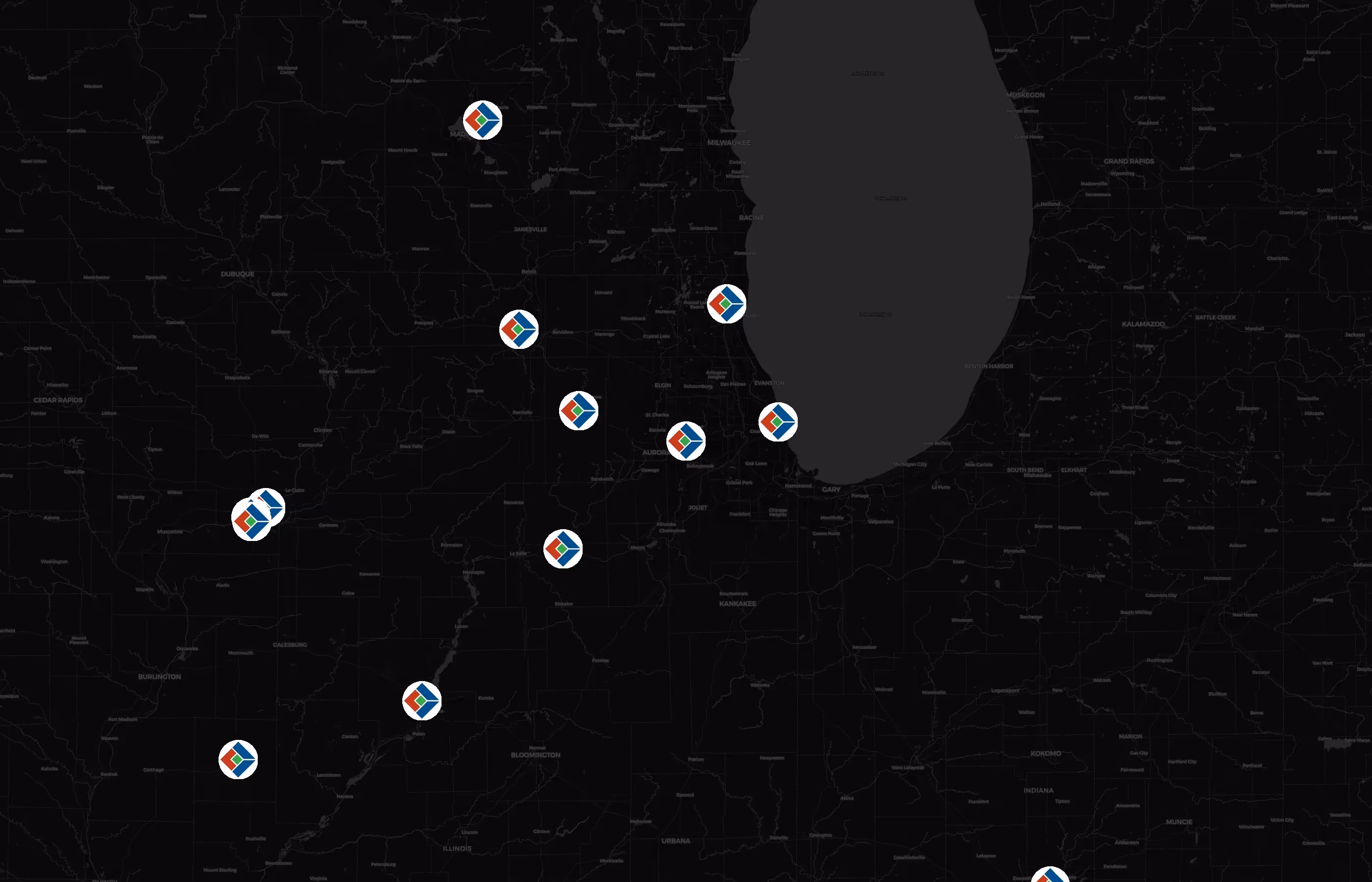 IMEG city distribution