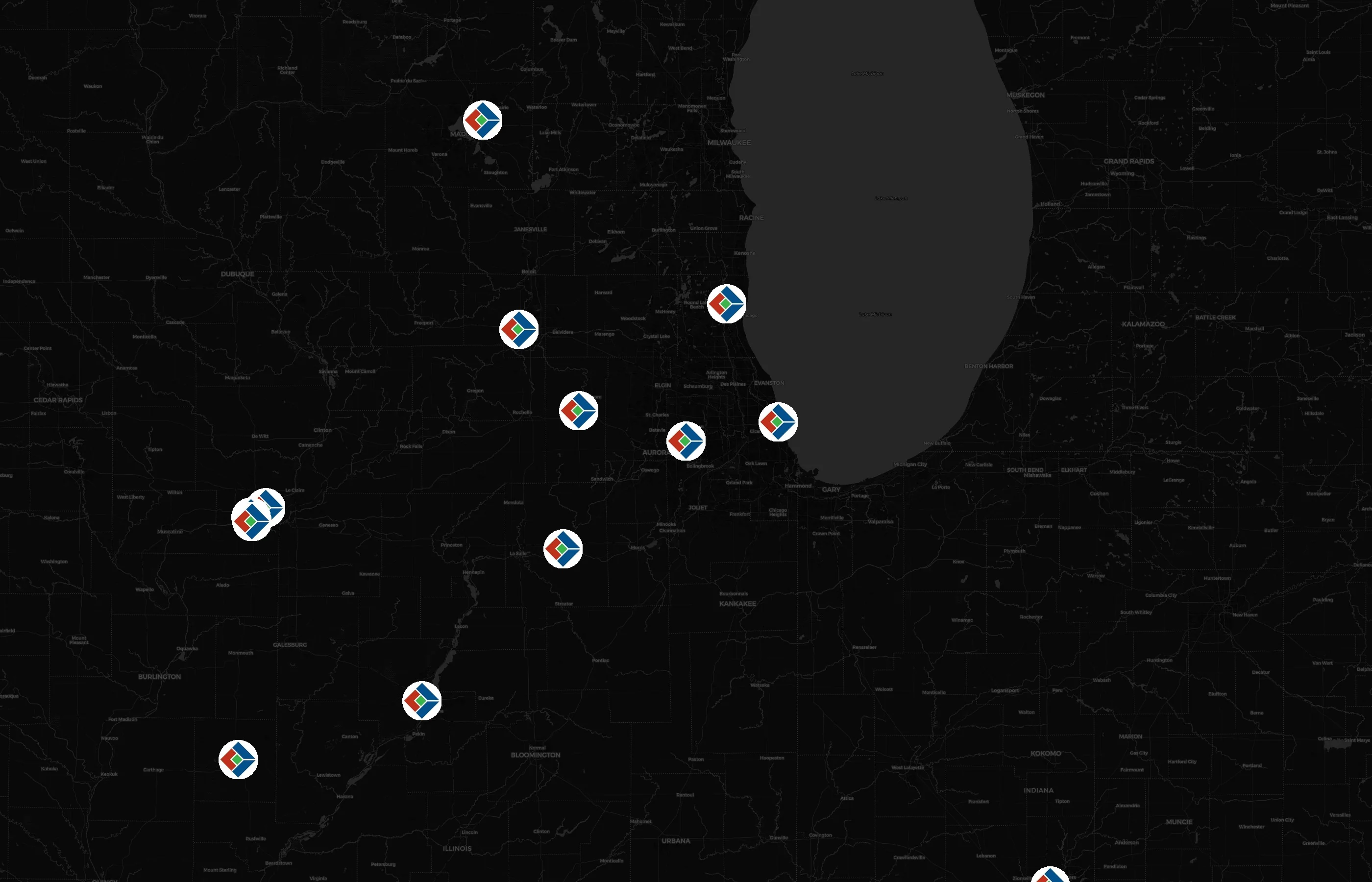 IMEG city distribution