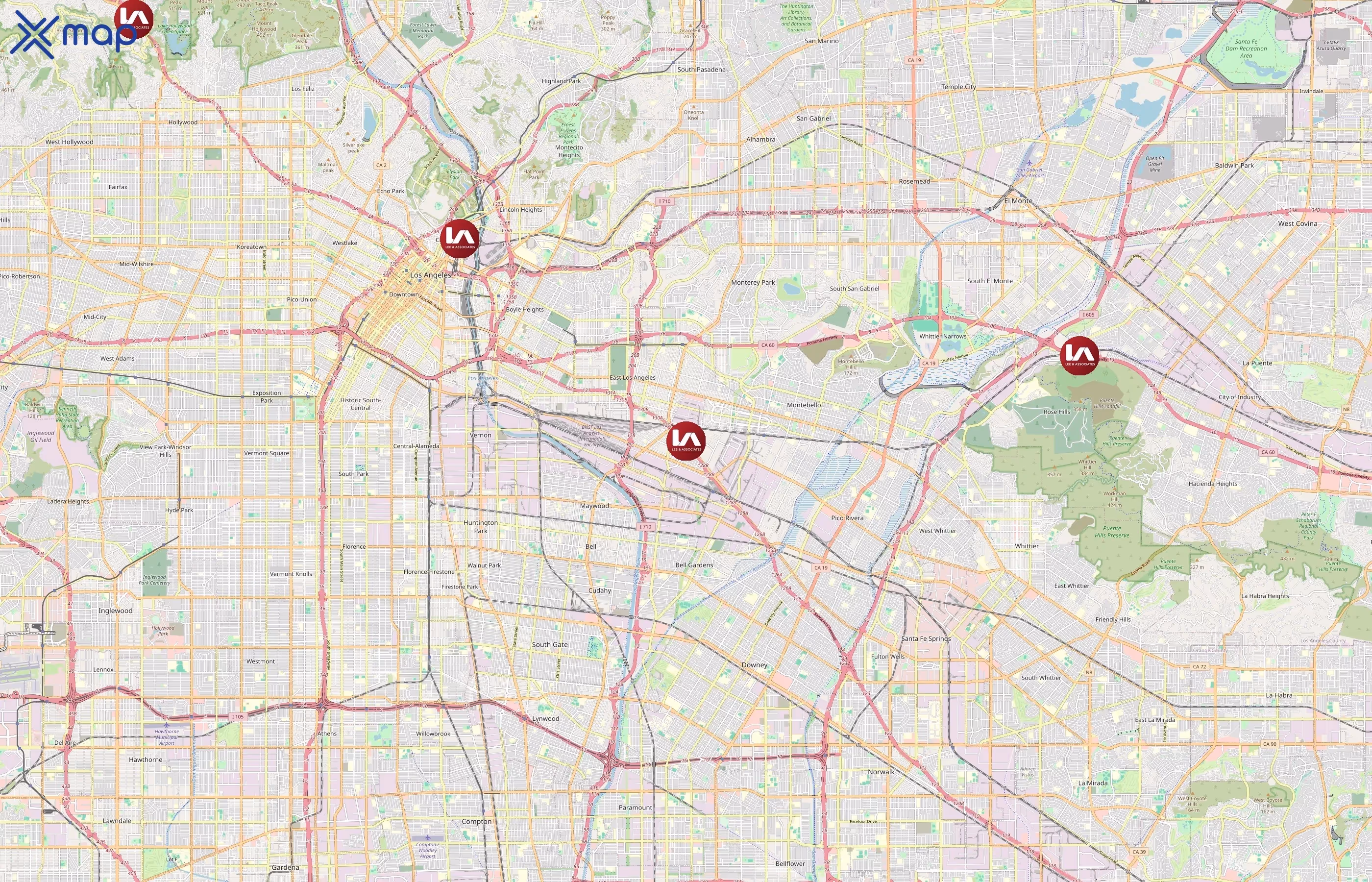 Lee & Associates area coverage