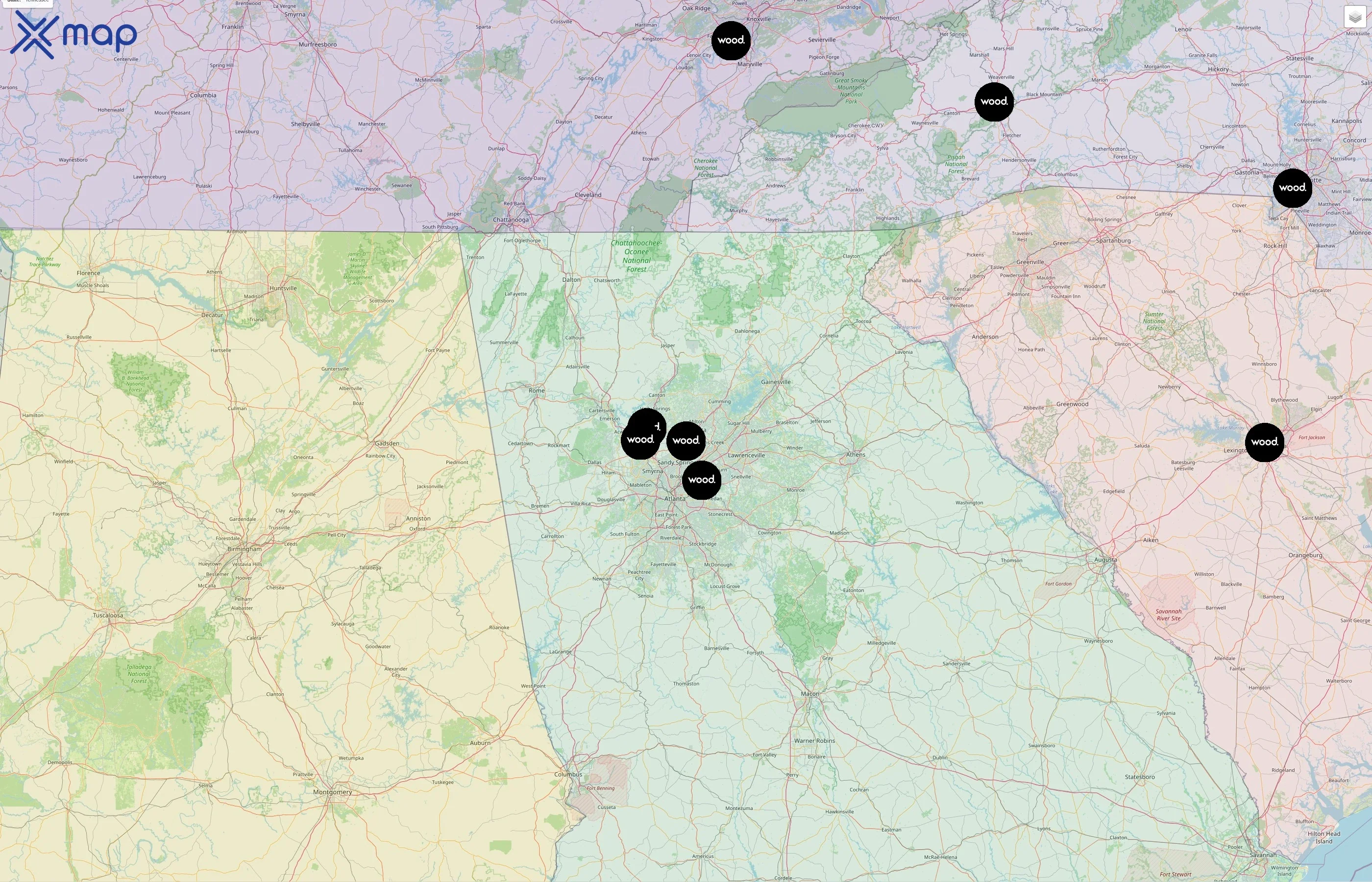 Wood street hotspots