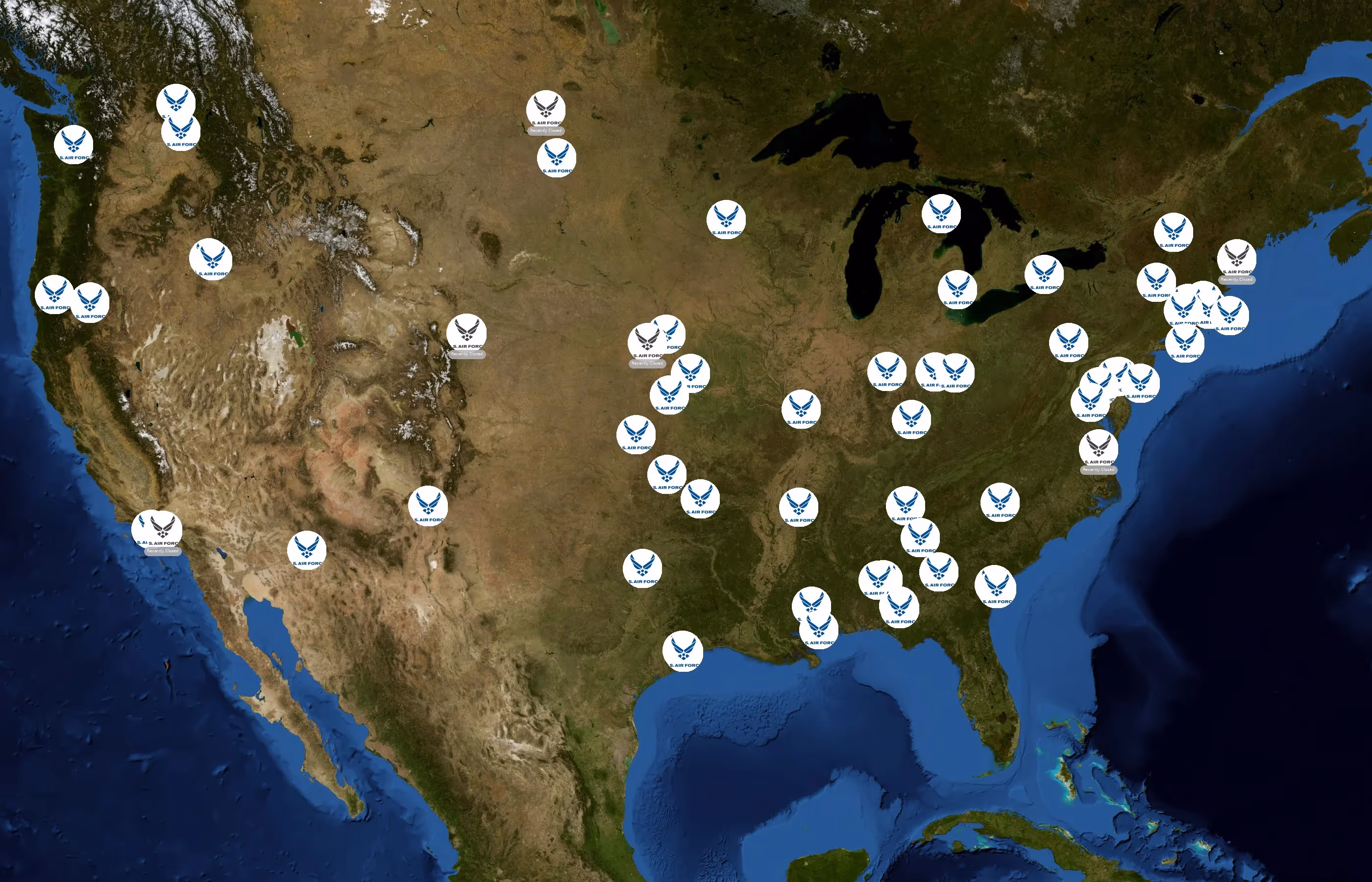 Air National Guard state distribution
