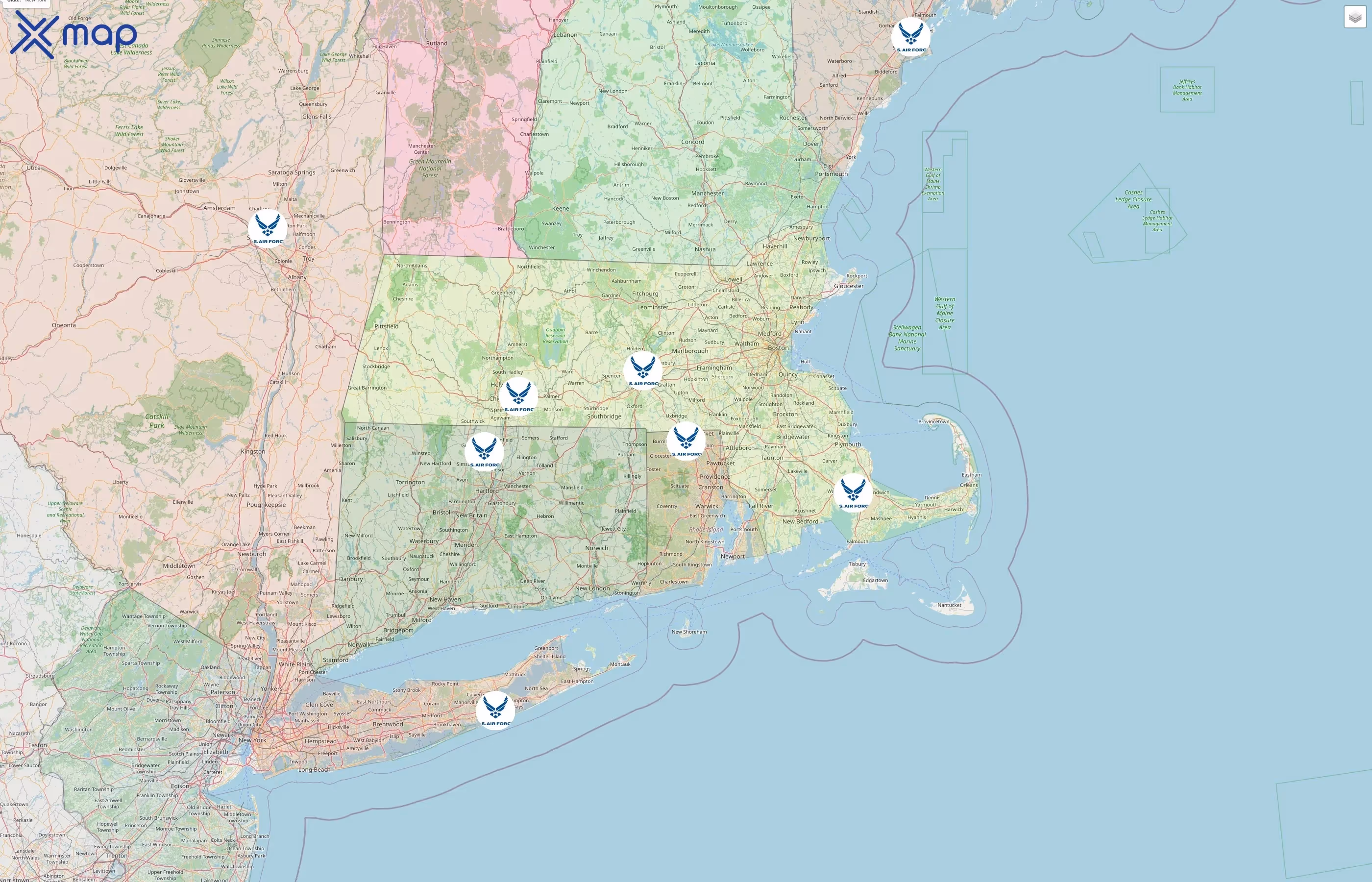 Air National Guard street hotspots