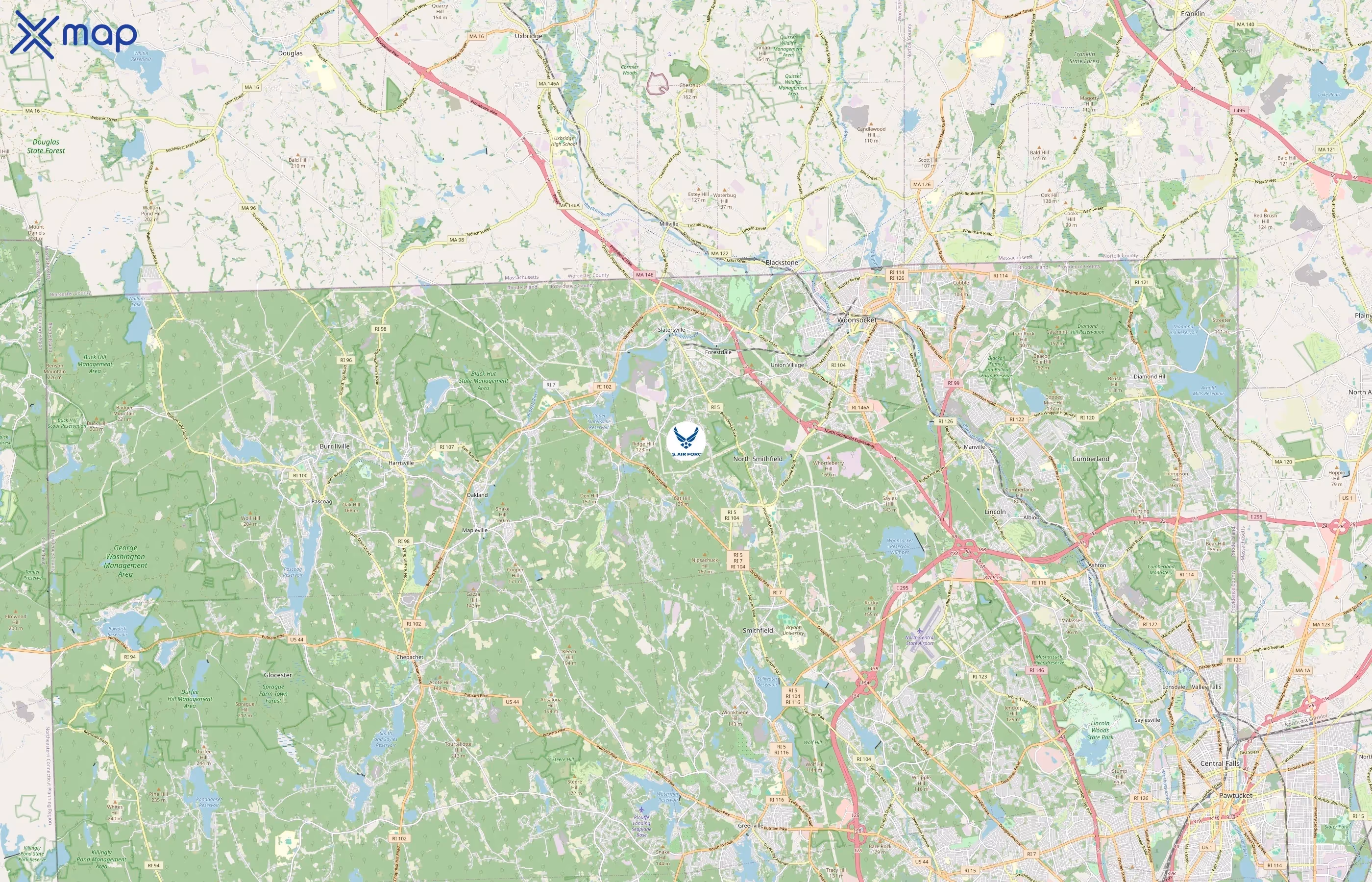 Air National Guard area coverage