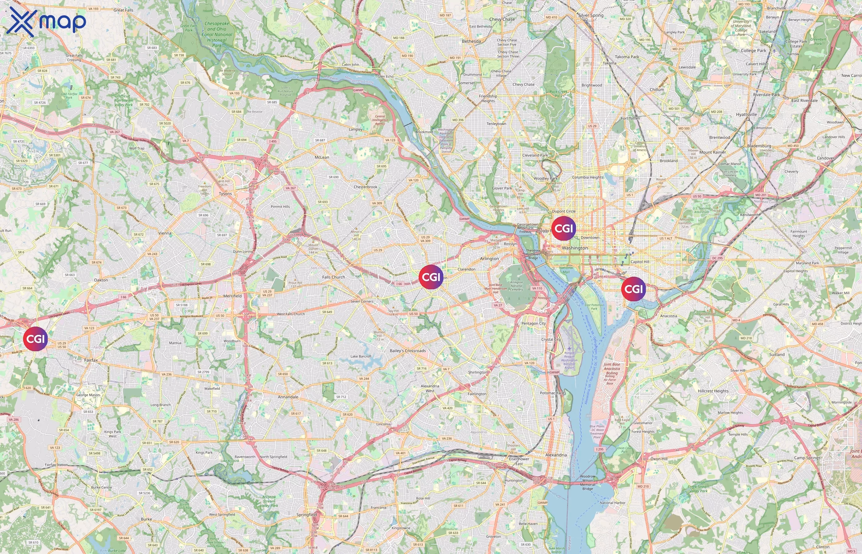 CGI area coverage
