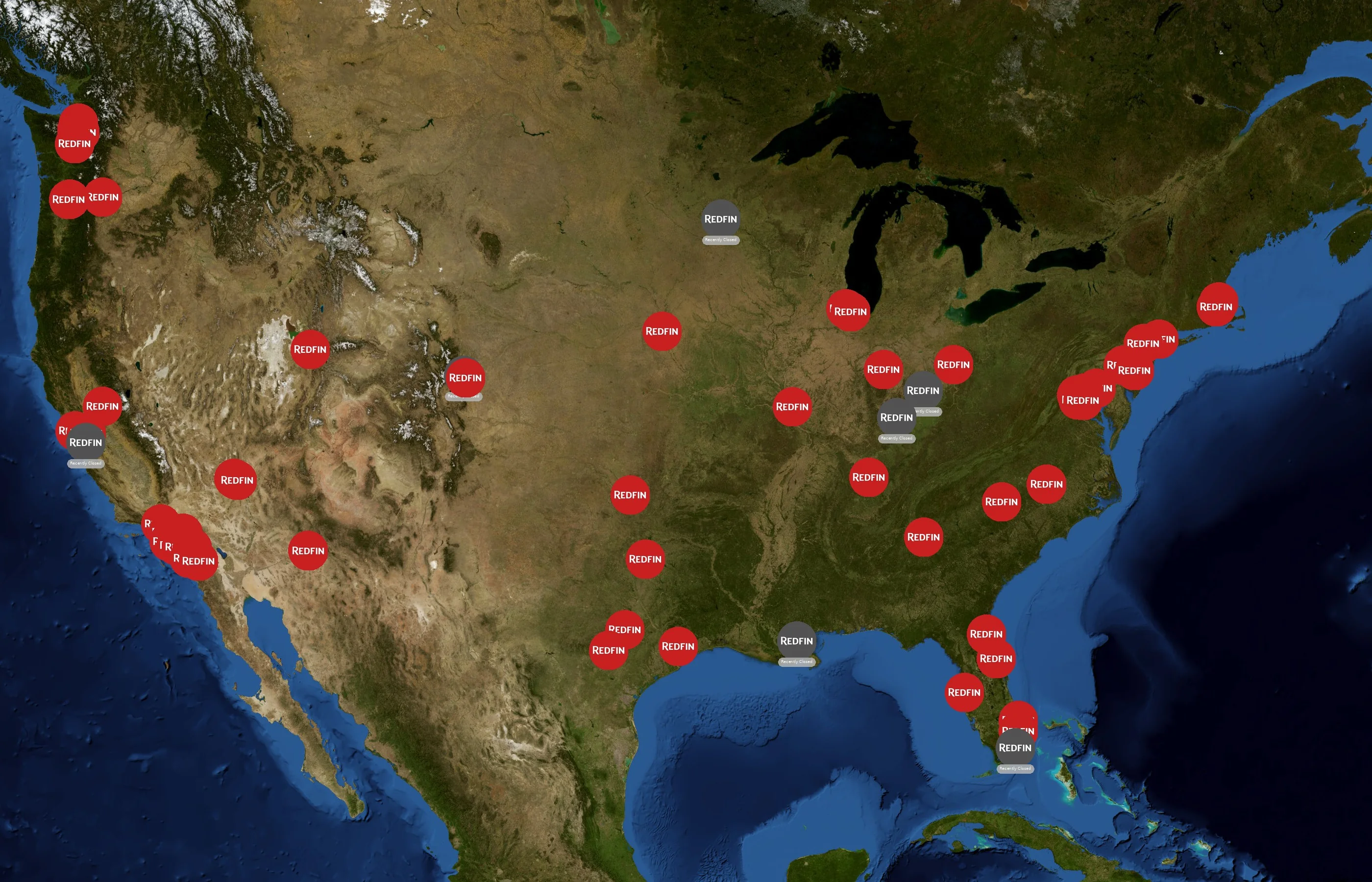 Redfin state distribution