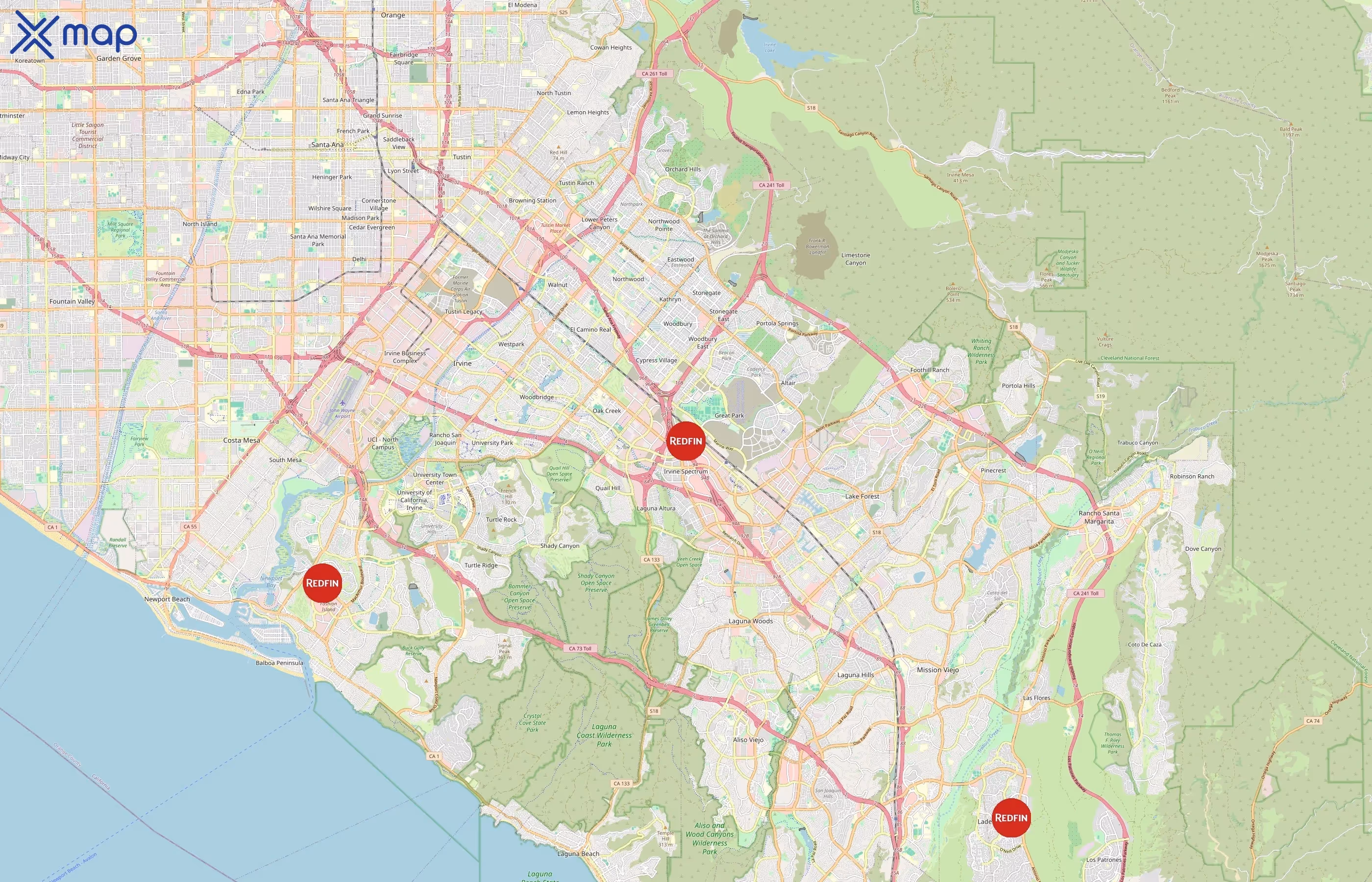Redfin area coverage