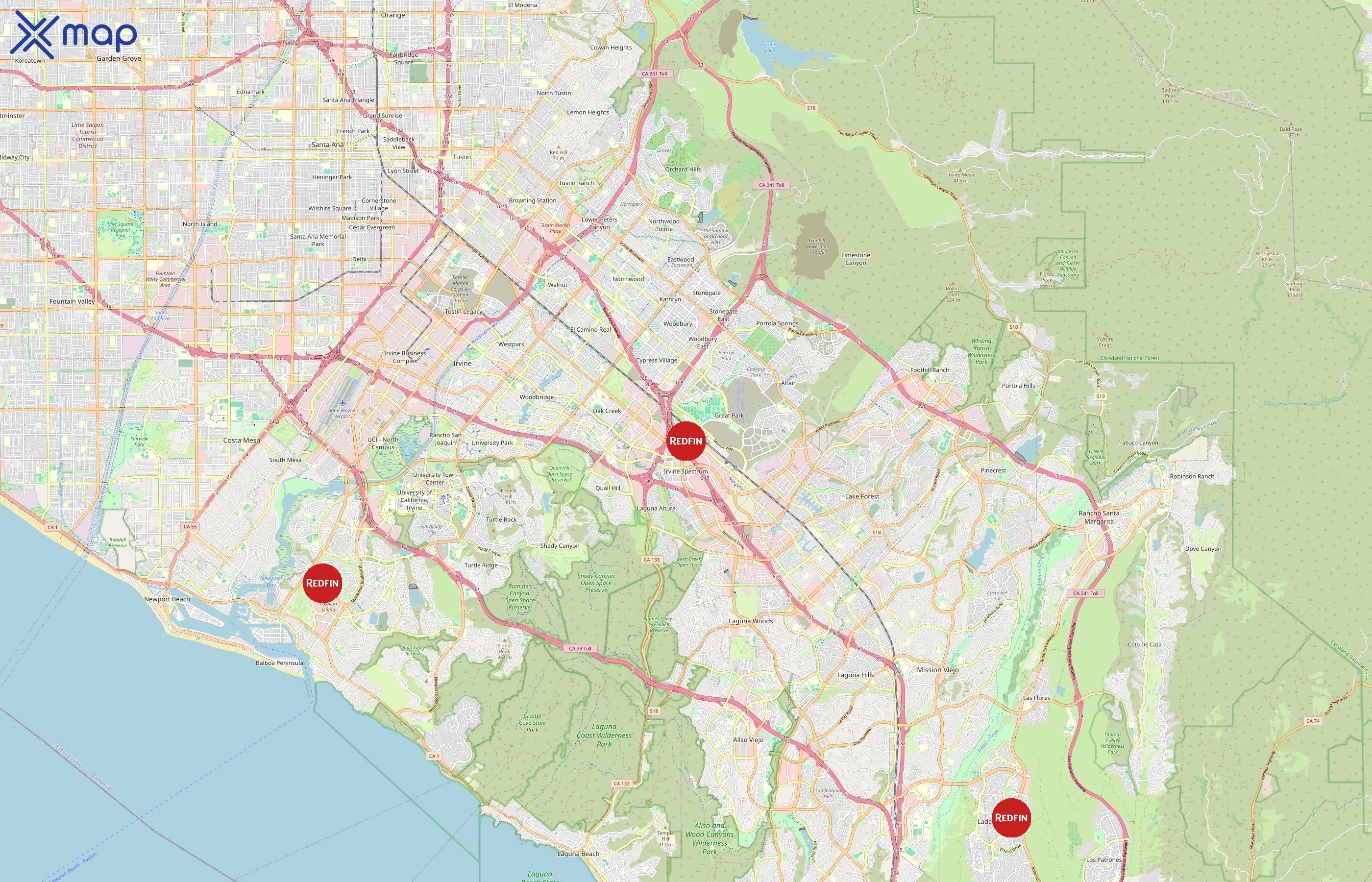 Redfin area coverage