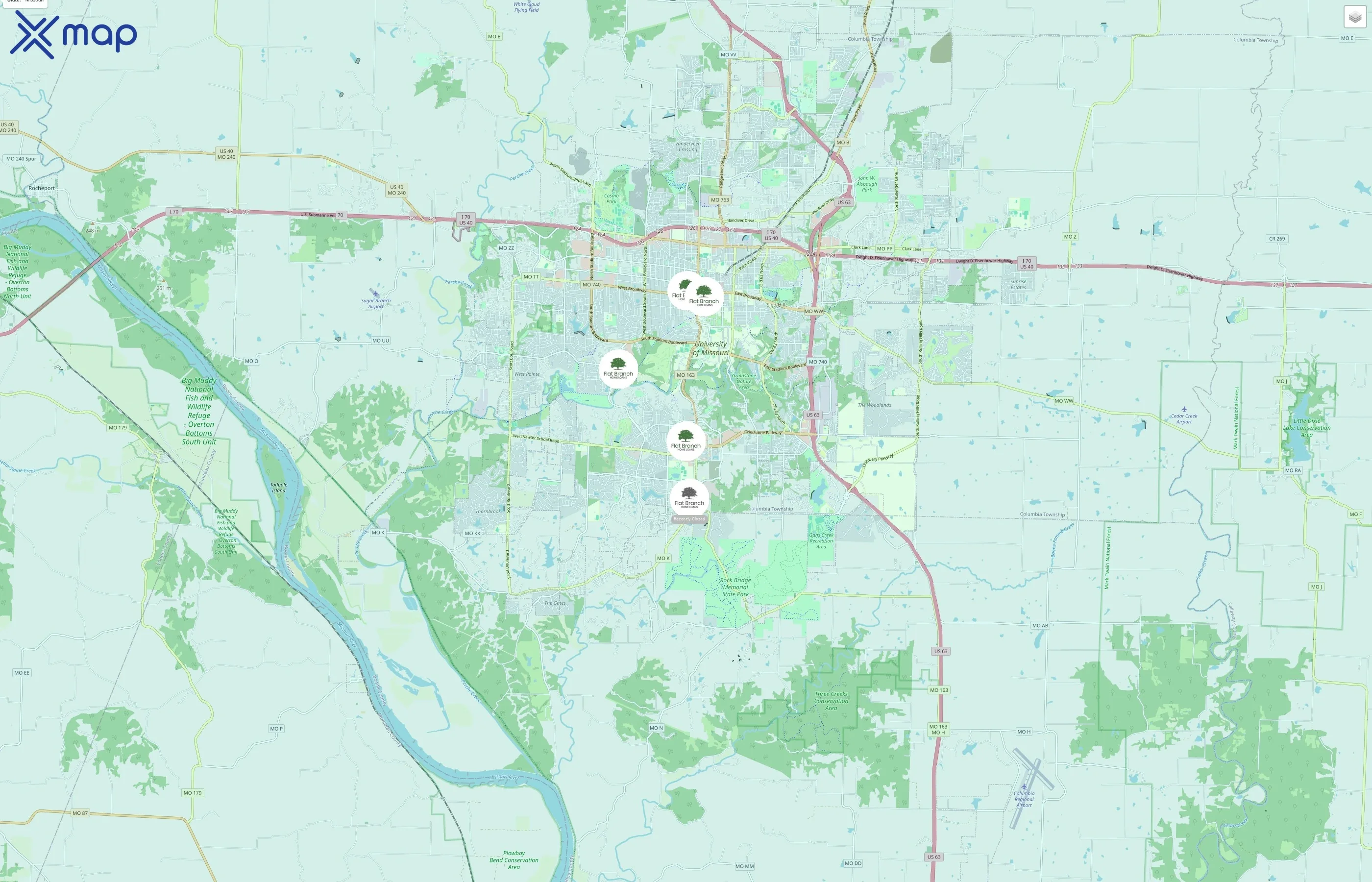 Flat Branch Home Loans traffic data