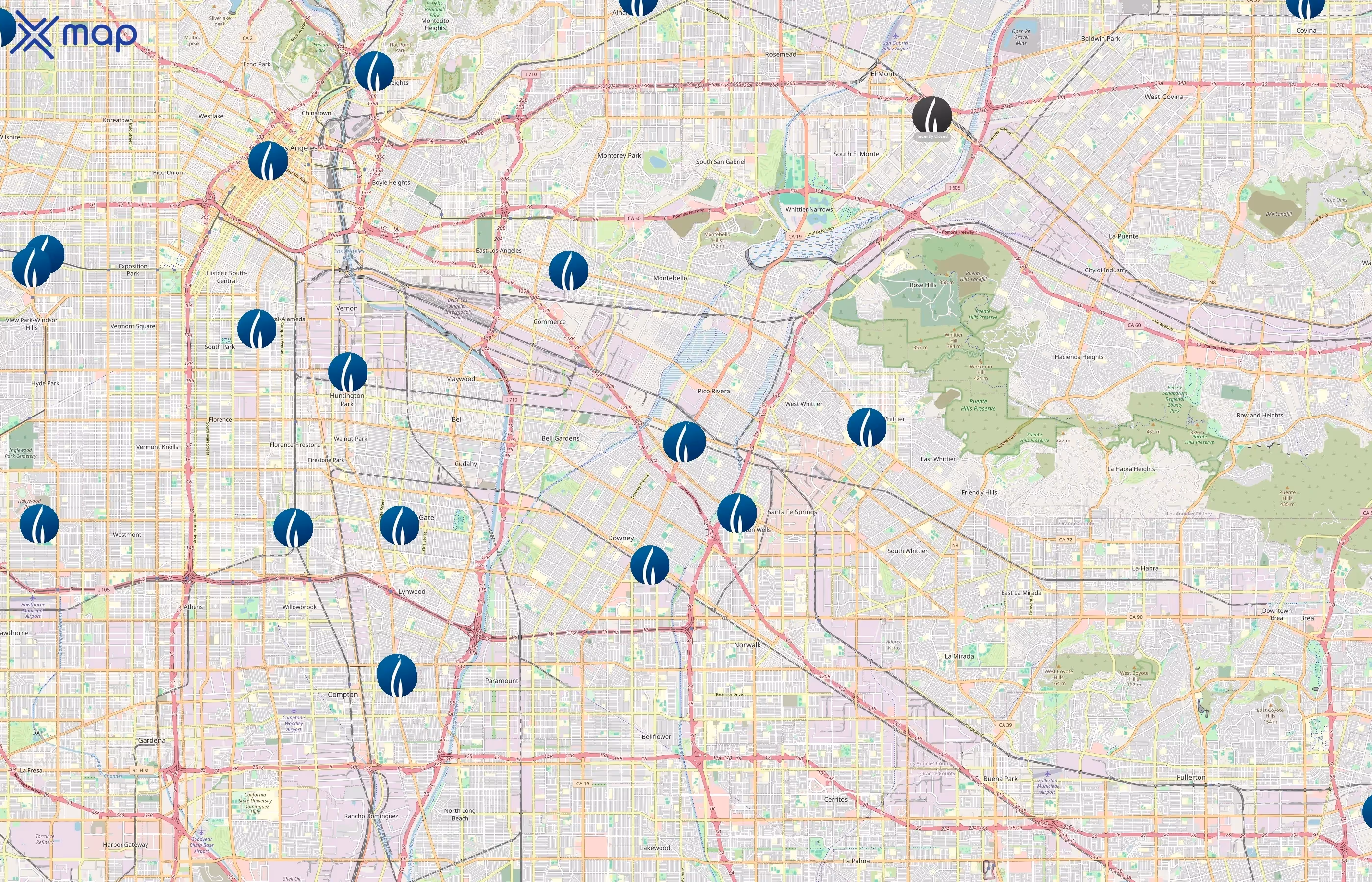 Southern California Gas Company area coverage